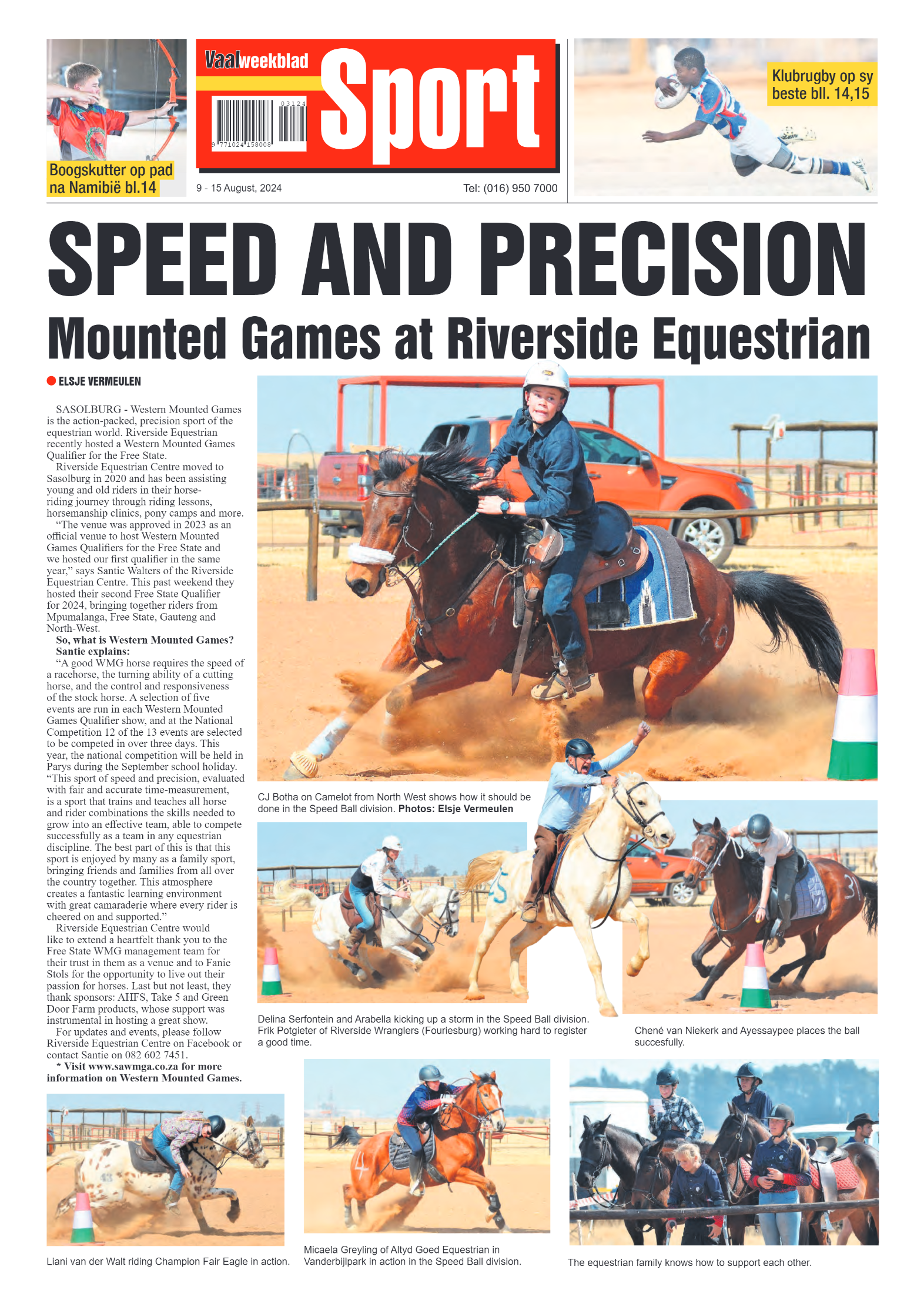 Vaalweekblad 9 – 15 August, 2024 page 16