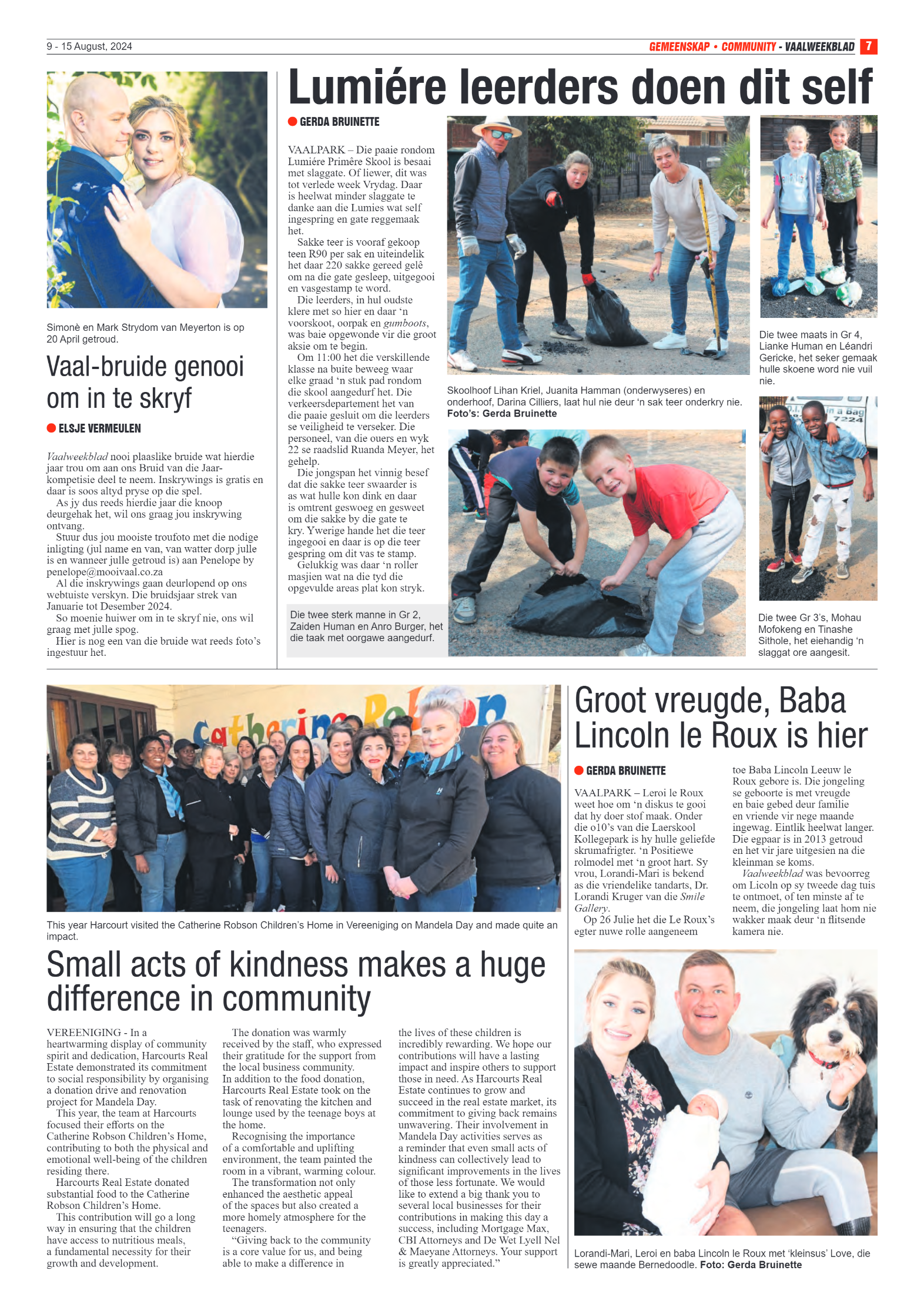 Vaalweekblad 9 – 15 August, 2024 page 7