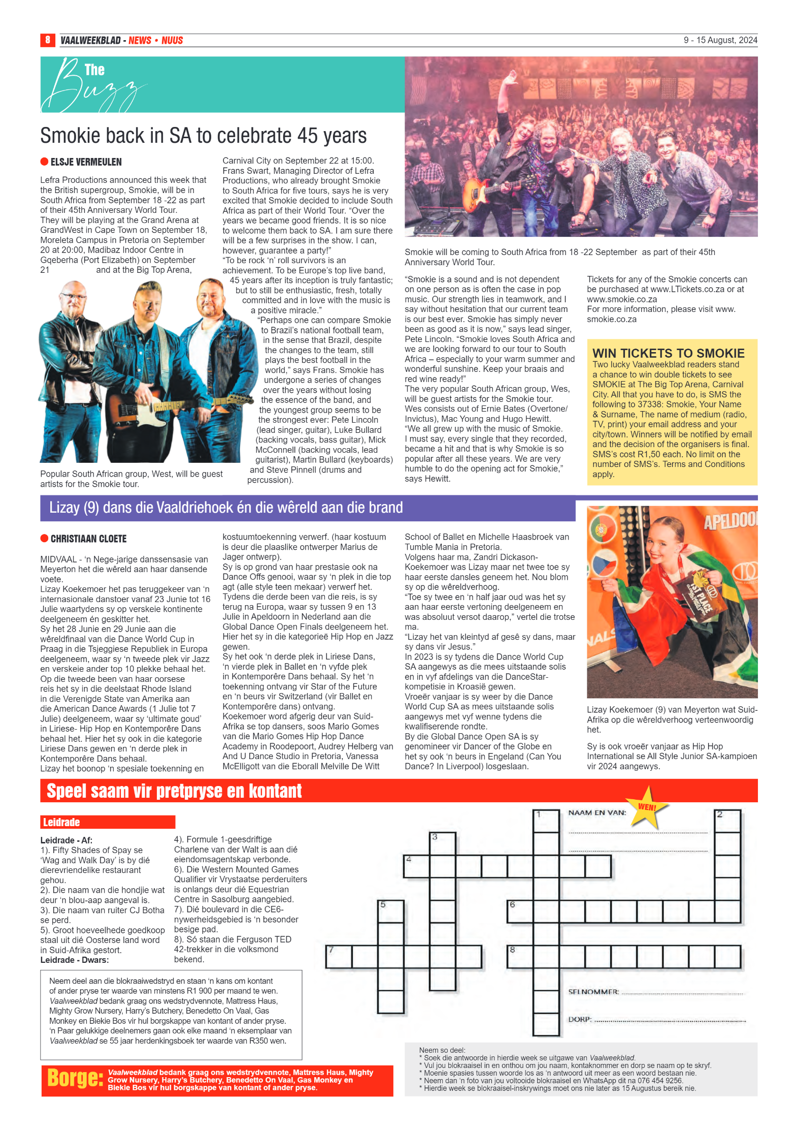 Vaalweekblad 9 – 15 August, 2024 page 8