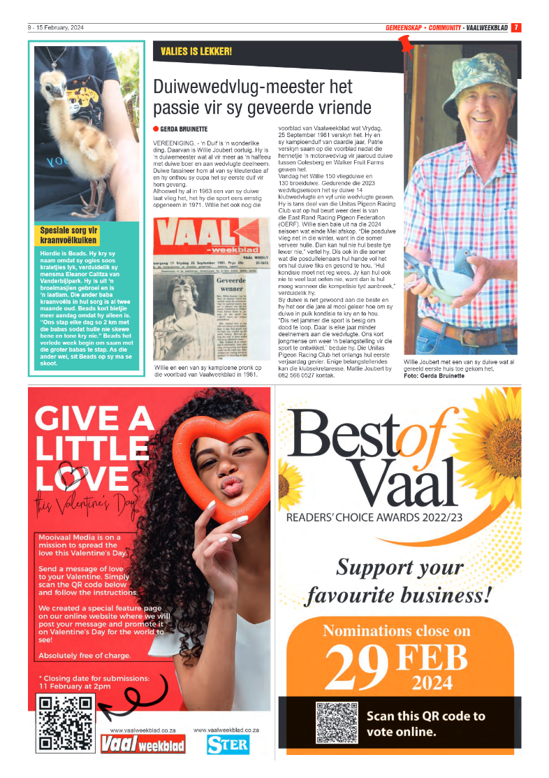 Vaalweekblad 9 – 15 February, 2024 page 7