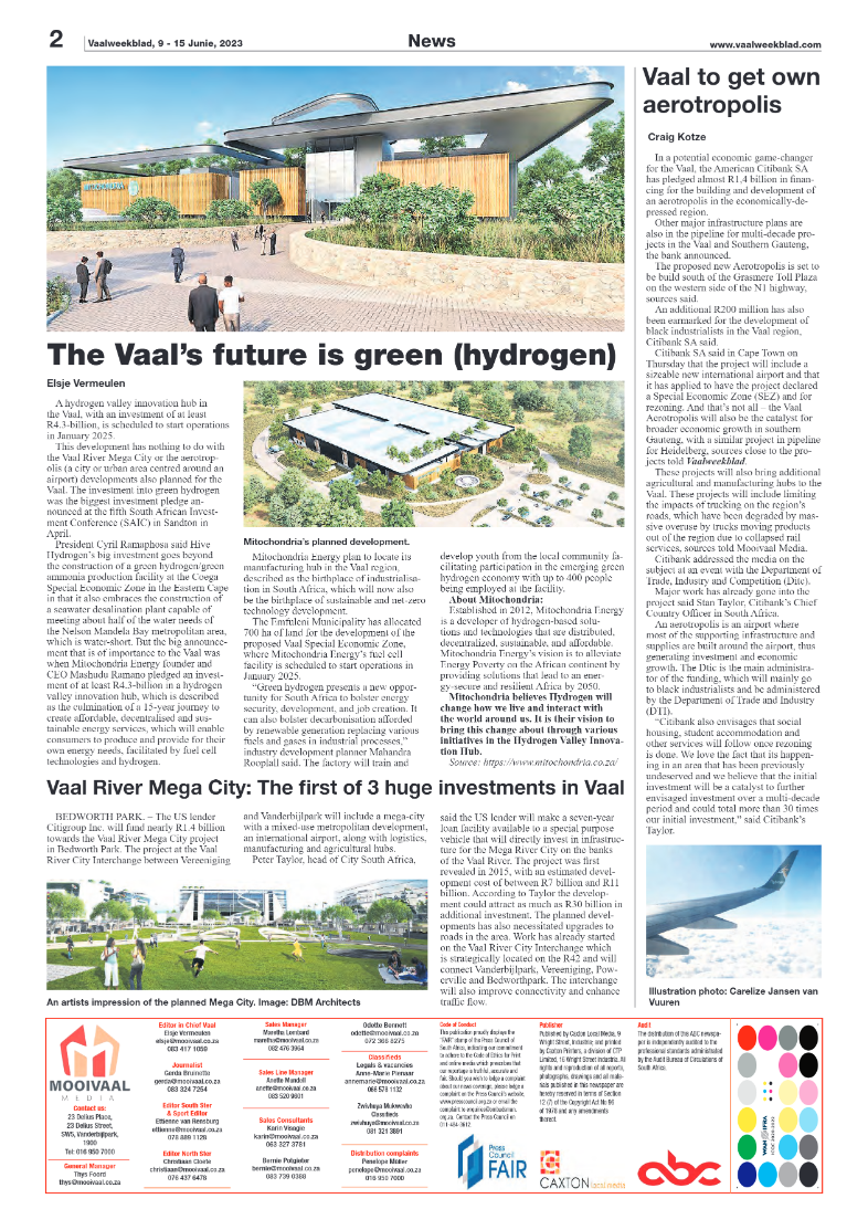 Vaalweekblad, 9 – 15 Junie, 2023 page 2
