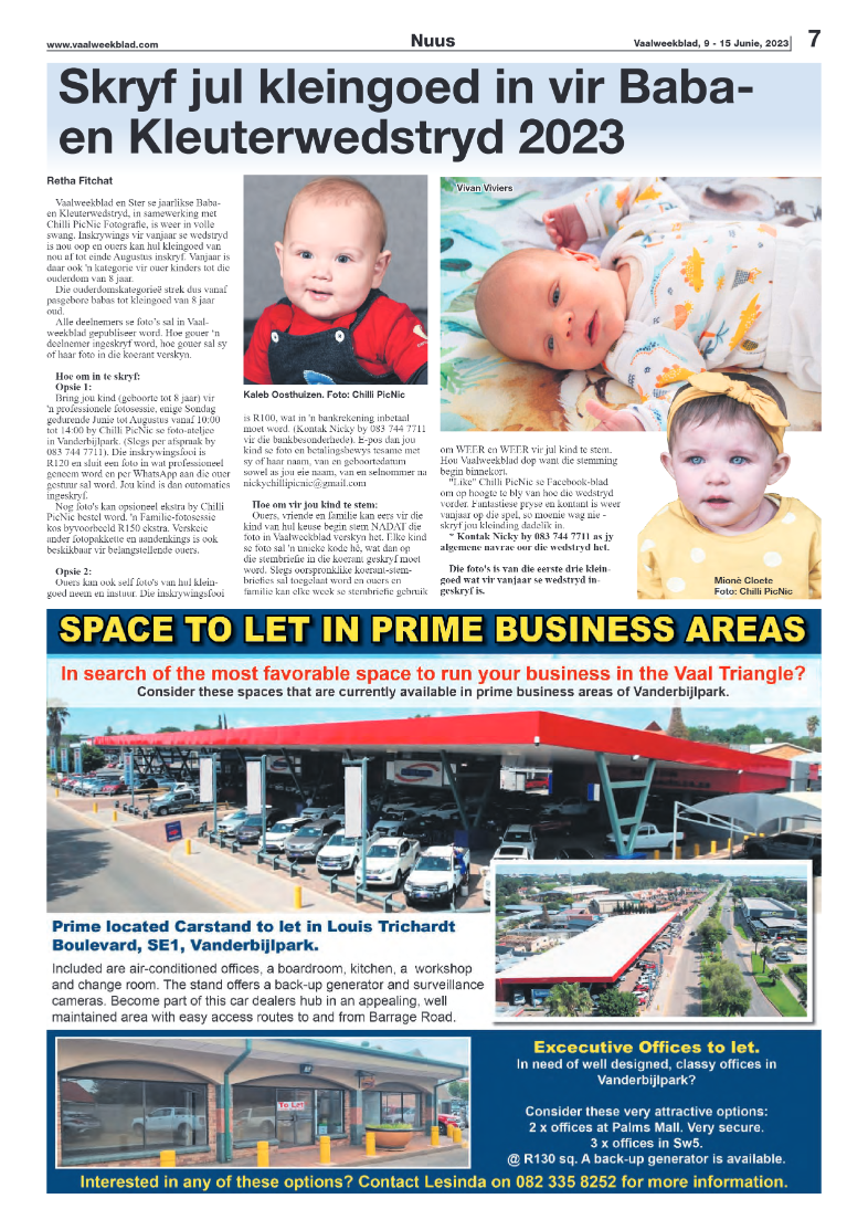 Vaalweekblad, 9 – 15 Junie, 2023 page 7