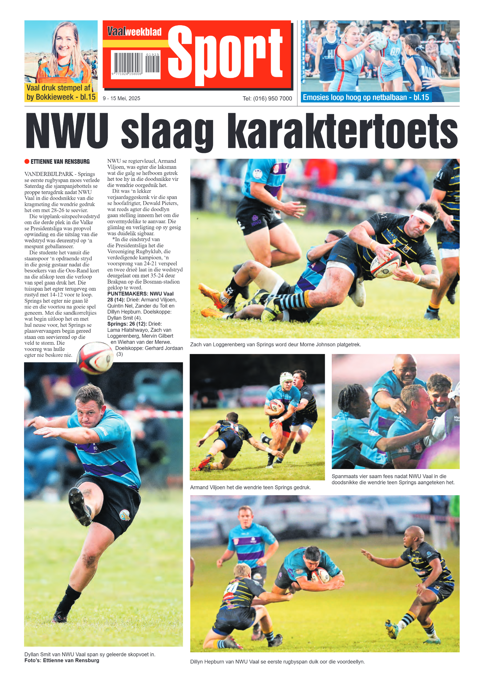 Vaalweekblad 9 – 15 Mei, 2025 page 16