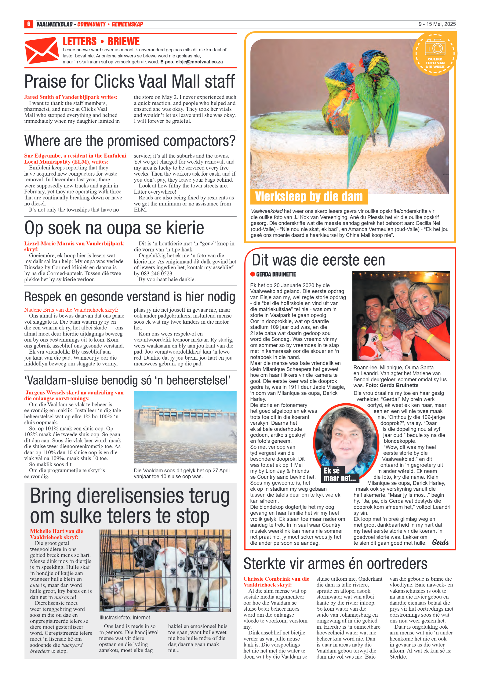 Vaalweekblad 9 – 15 Mei, 2025 page 6