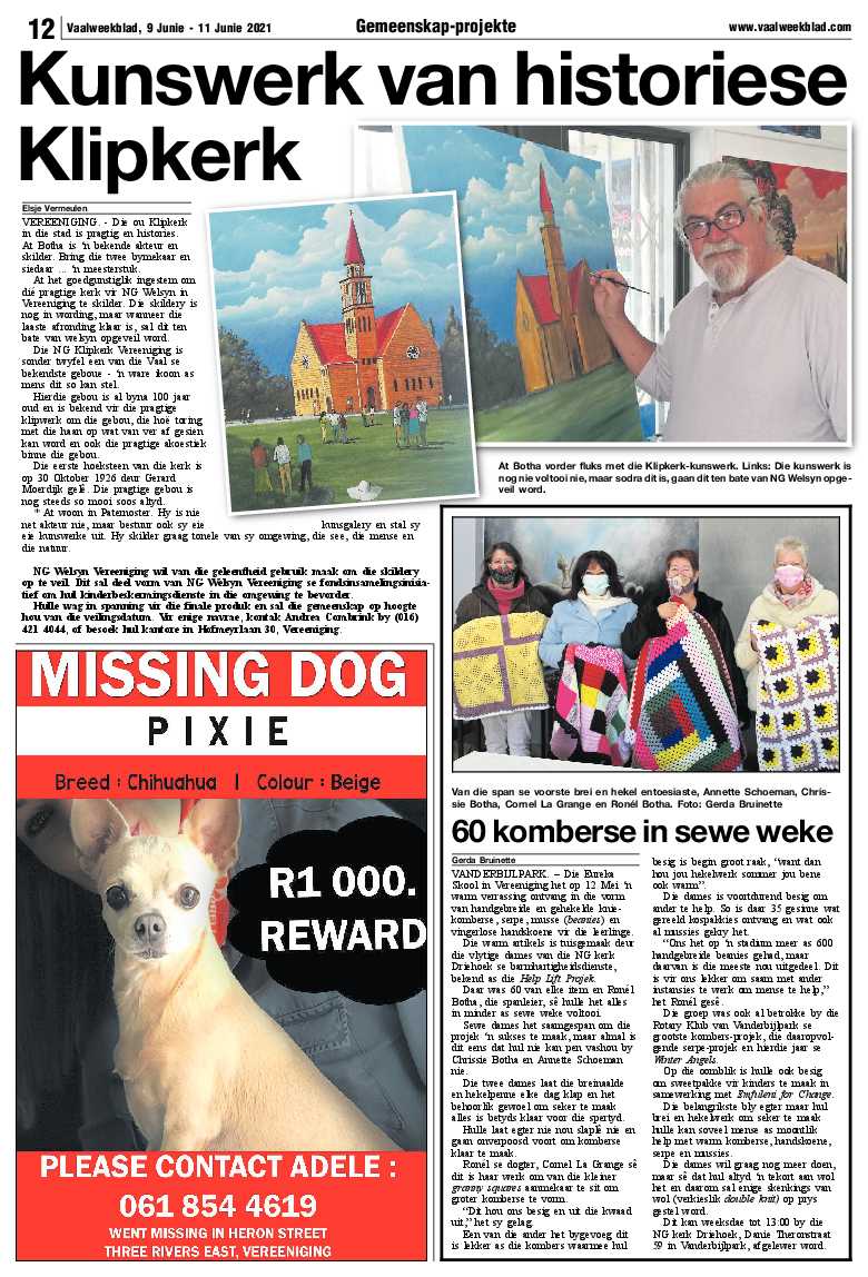 Vaalweekblad, 9 Junie – 11 Junie 2021 page 12