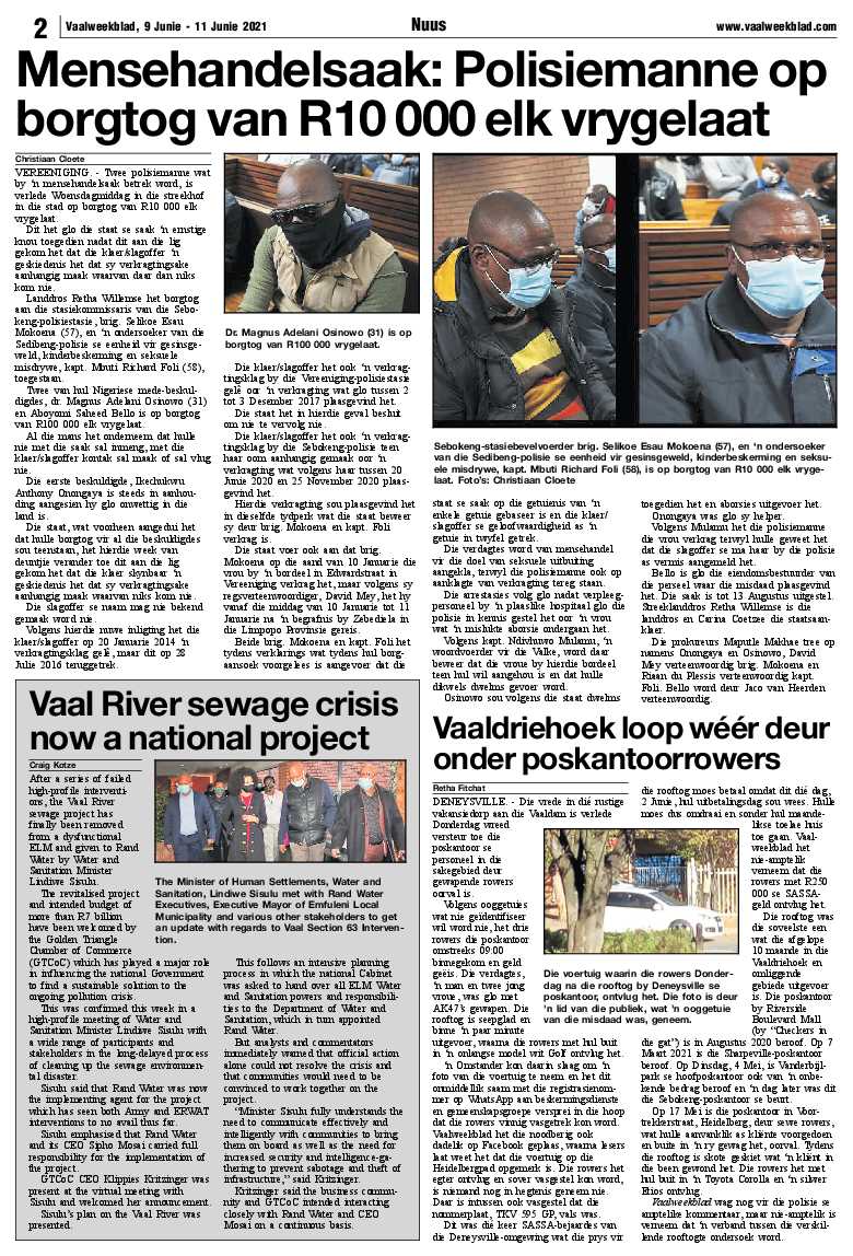 Vaalweekblad, 9 Junie – 11 Junie 2021 page 2