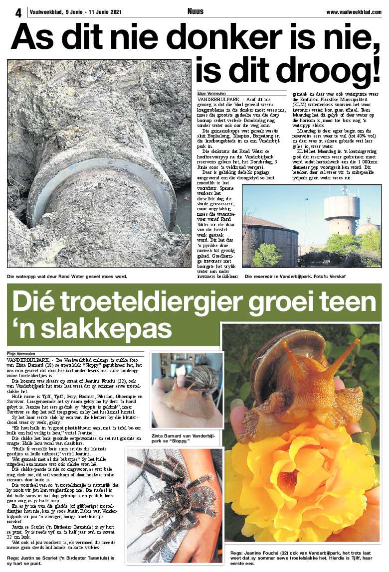Vaalweekblad, 9 Junie – 11 Junie 2021 page 4