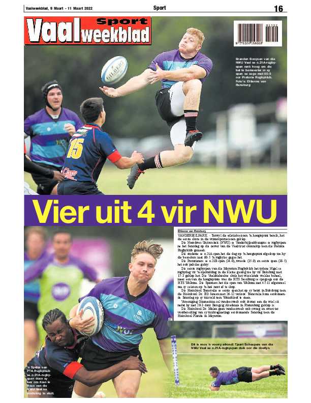 Vaalweekblad, 9 Maart – 11 Maart 2022 page 16
