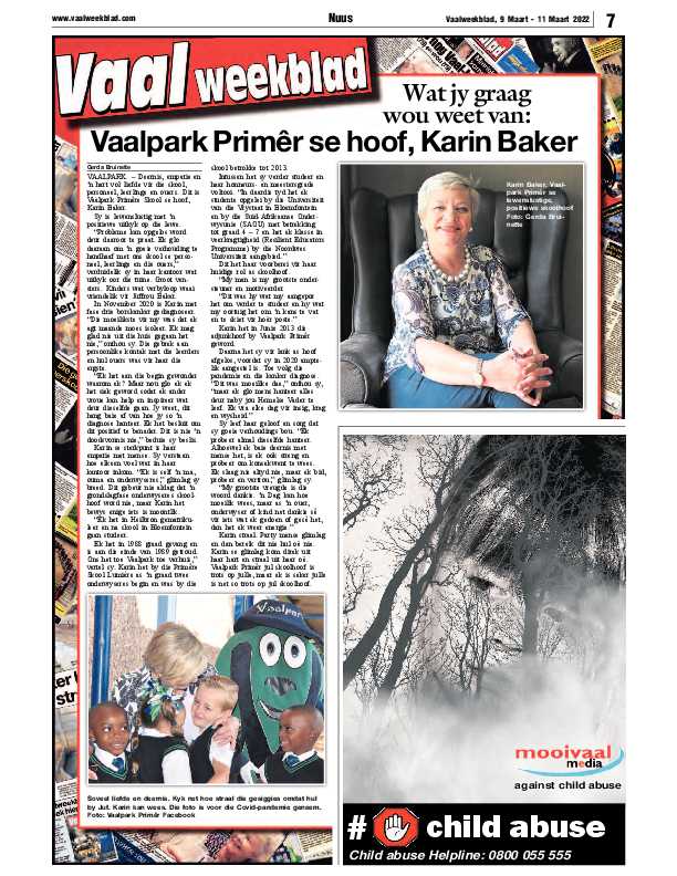 Vaalweekblad, 9 Maart – 11 Maart 2022 page 7