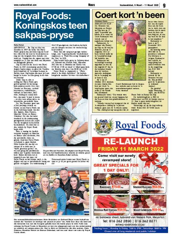 Vaalweekblad, 9 Maart – 11 Maart 2022 page 9