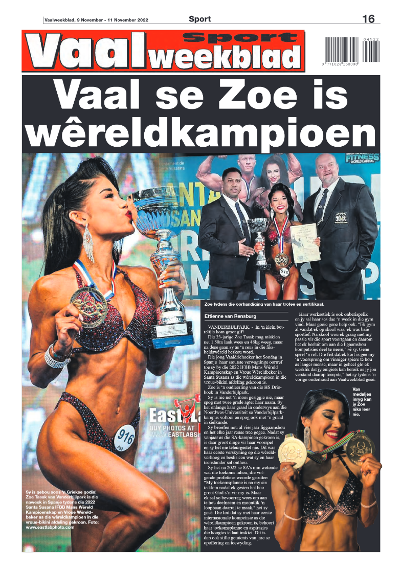 Vaalweekblad, 9 November – 11 November 2022 page 16