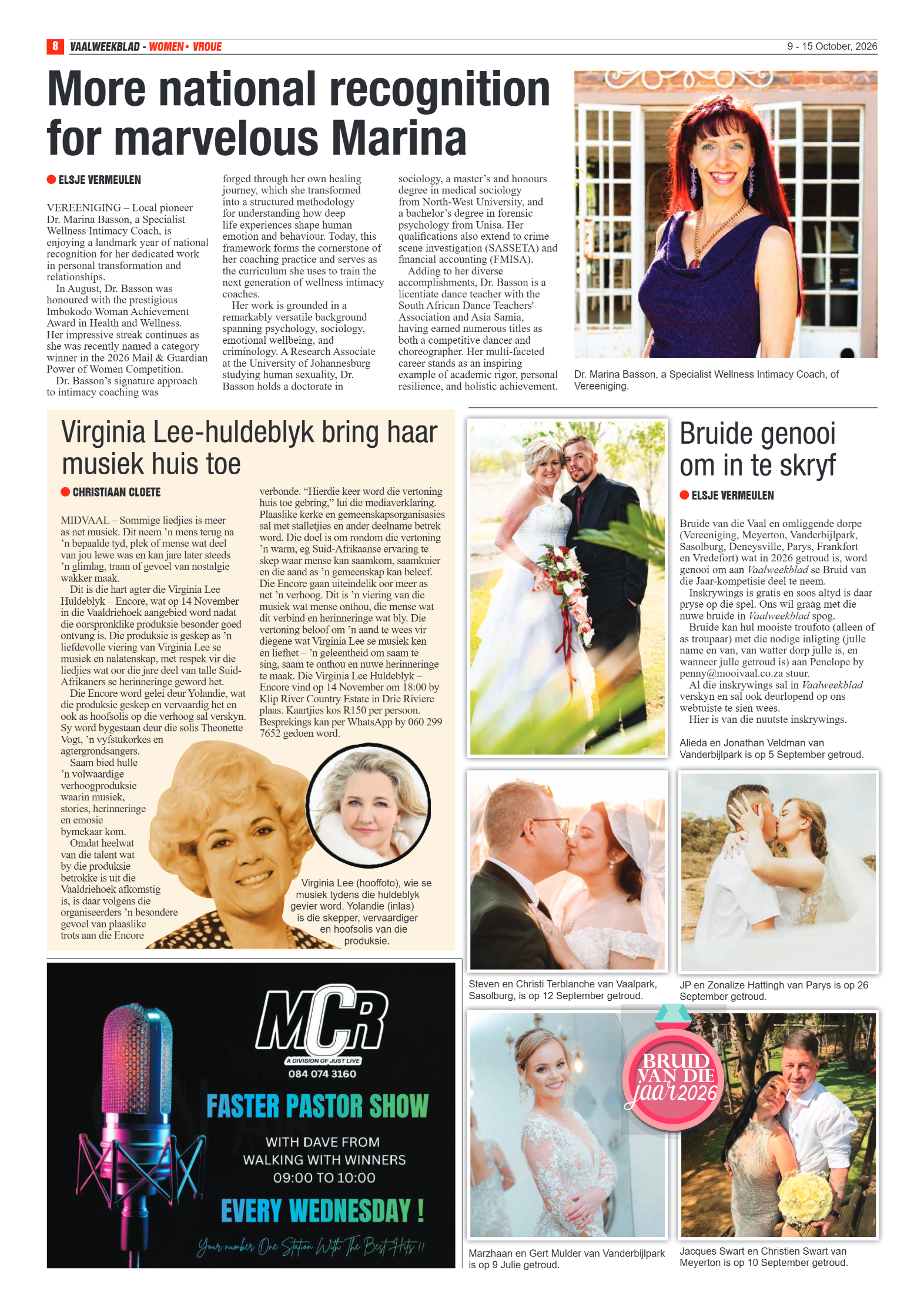Vaalweekblad – 9 Oktober 2026 page 8