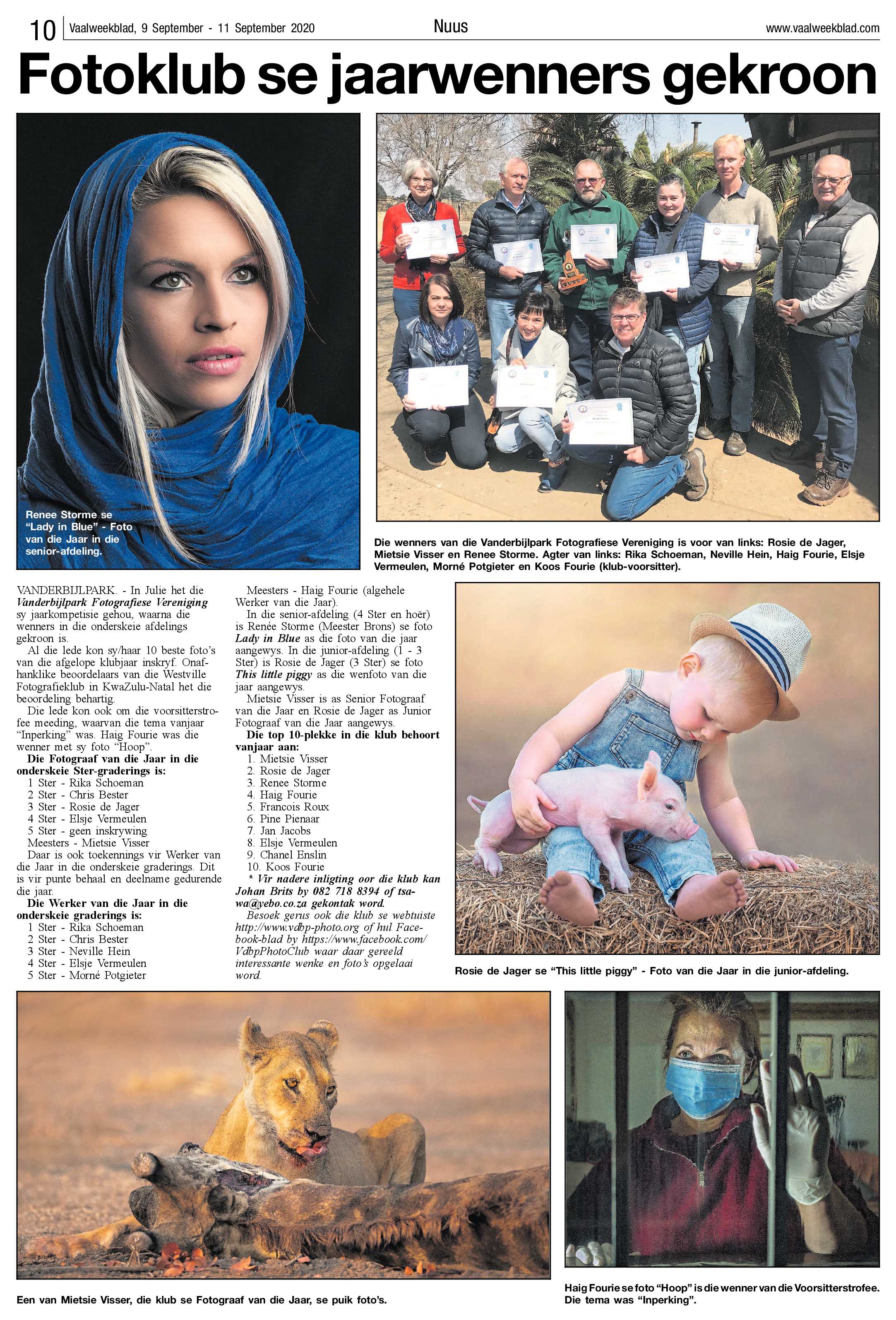 Vaalweekblad, 9 September – 11 September 2020 page 10