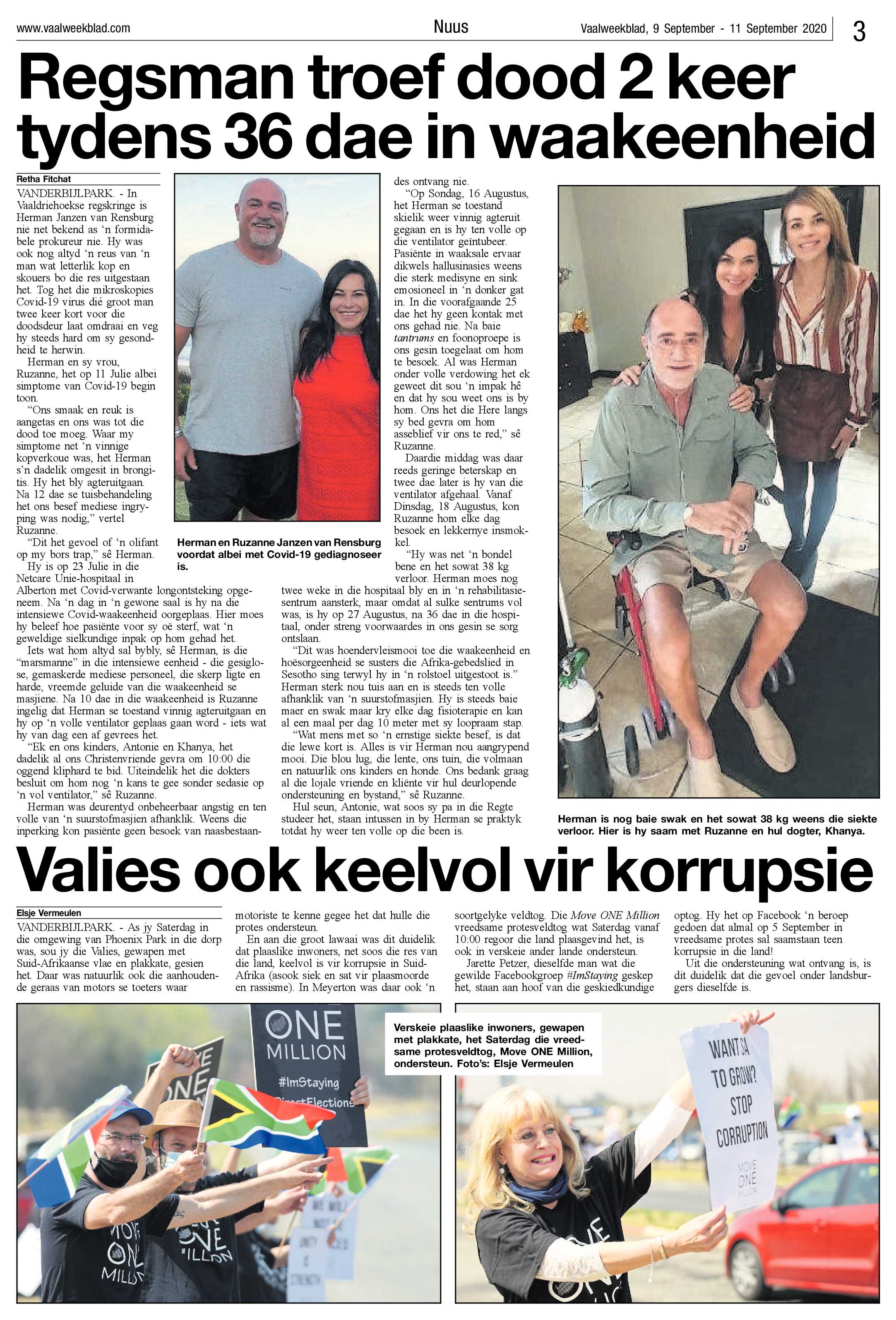 Vaalweekblad, 9 September – 11 September 2020 page 3