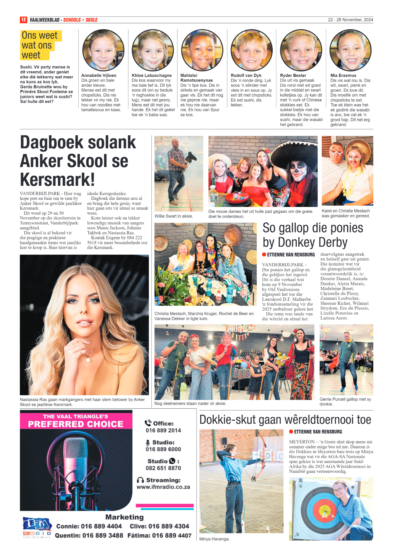 Vaalweekblad – 22 – 28 November, 2024 page 12