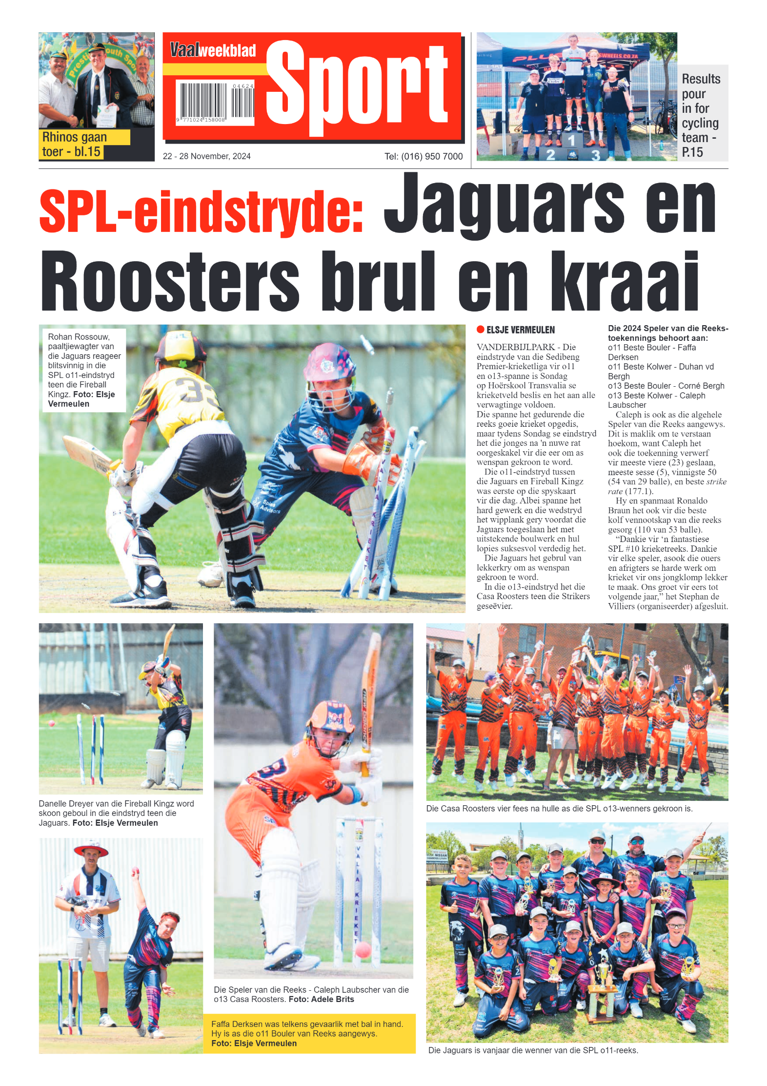 Vaalweekblad – 22 – 28 November, 2024 page 16