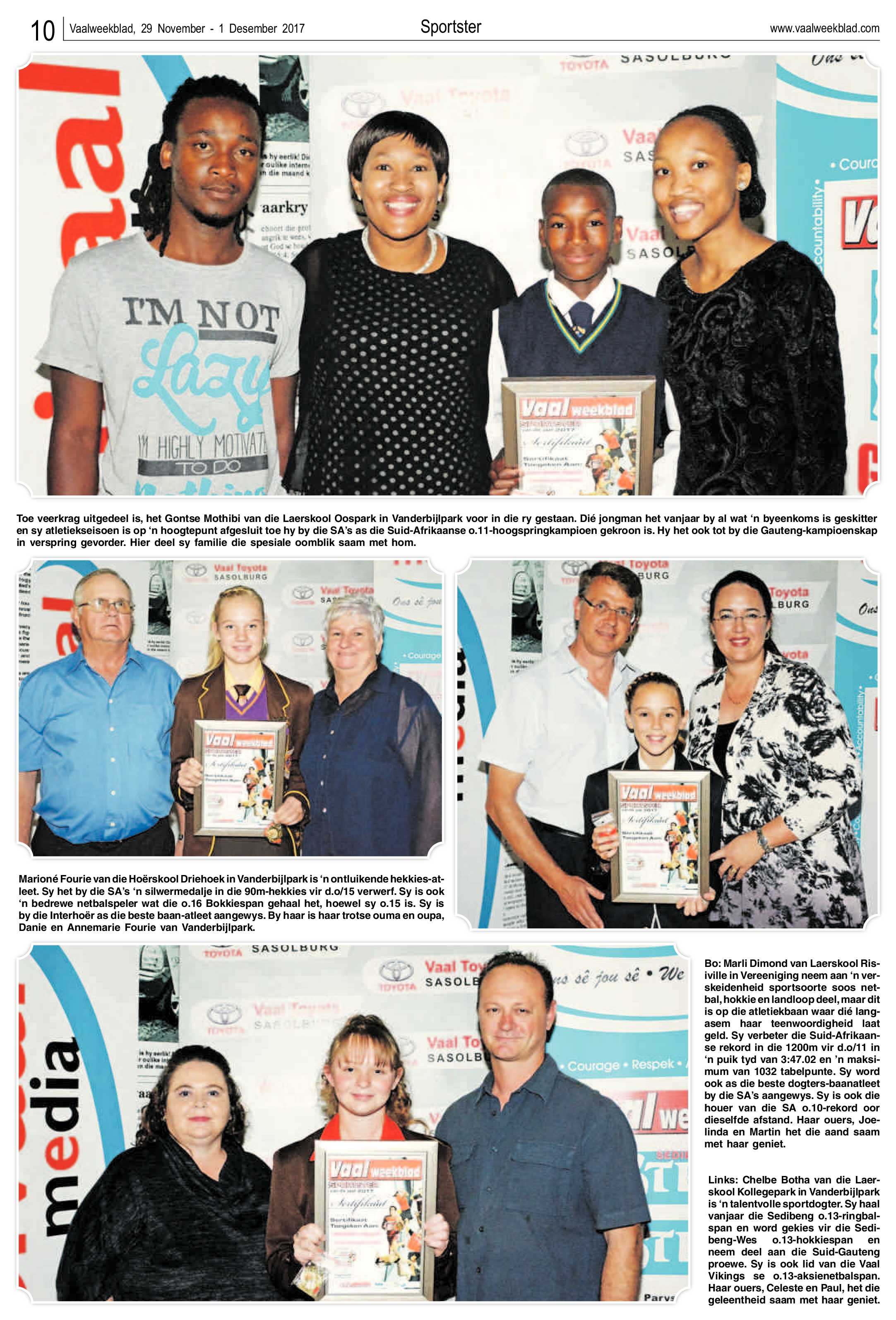 Vaalweekblad Sportsterre 2017 page 10