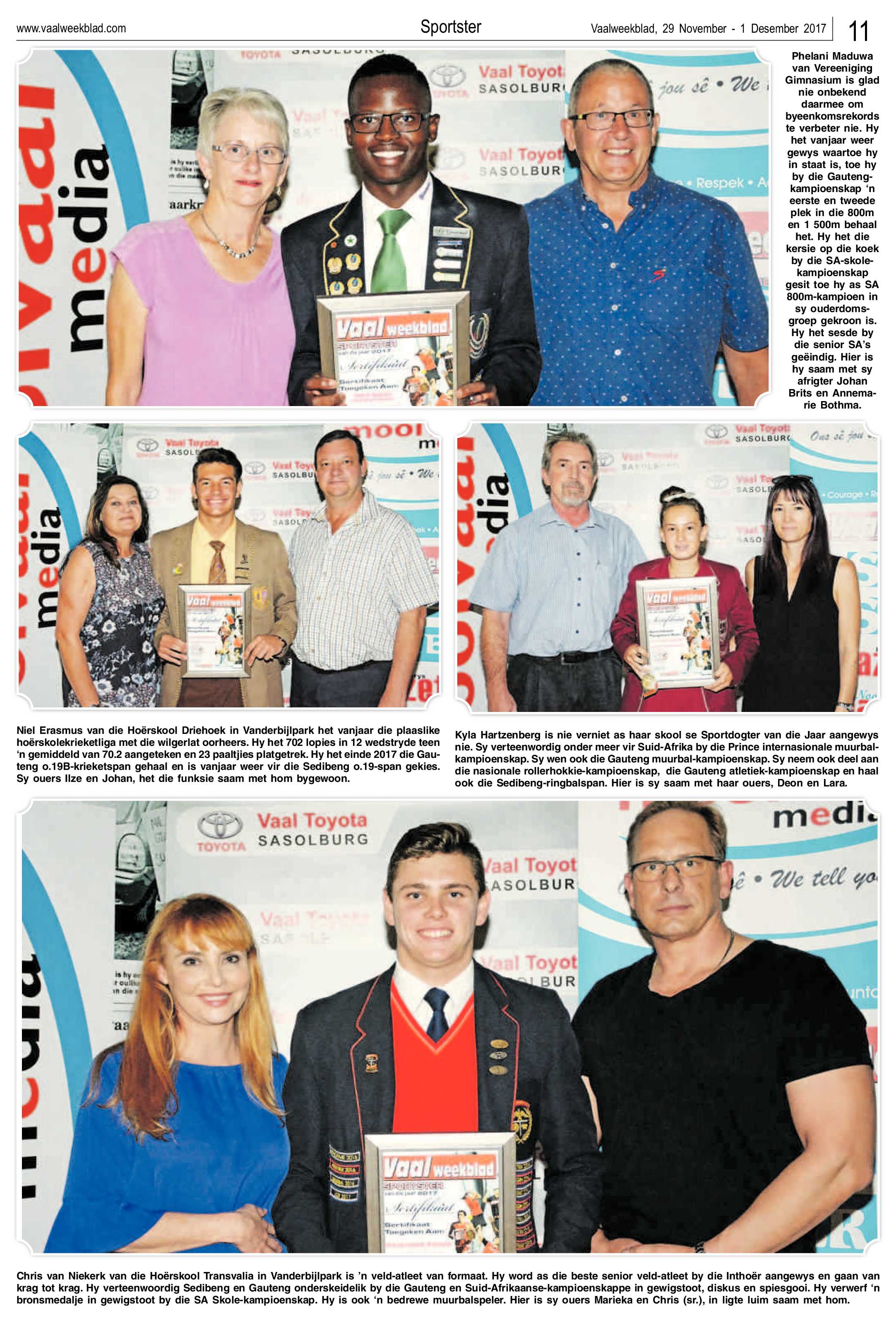 Vaalweekblad Sportsterre 2017 page 11