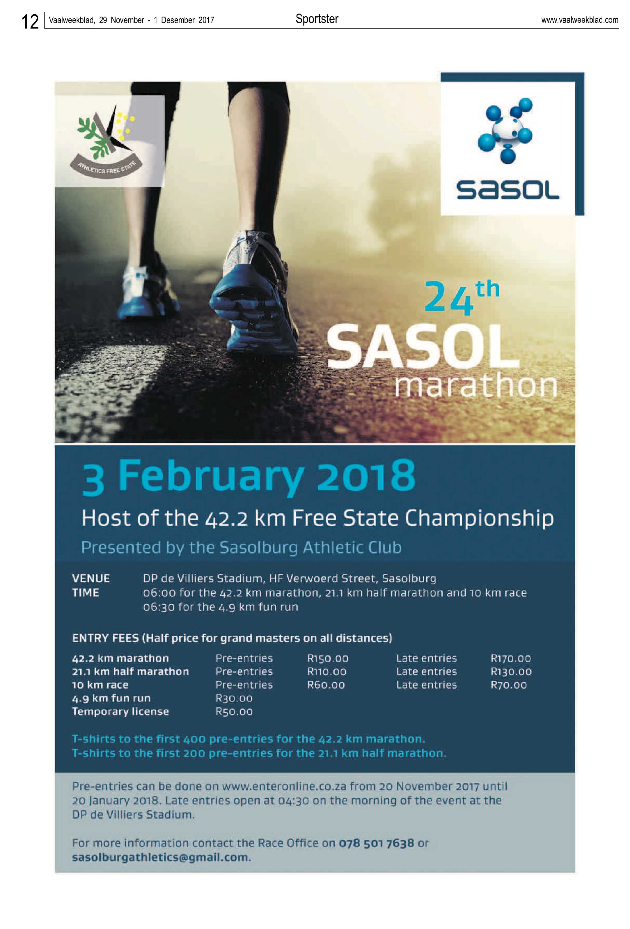 Vaalweekblad Sportsterre 2017 page 12