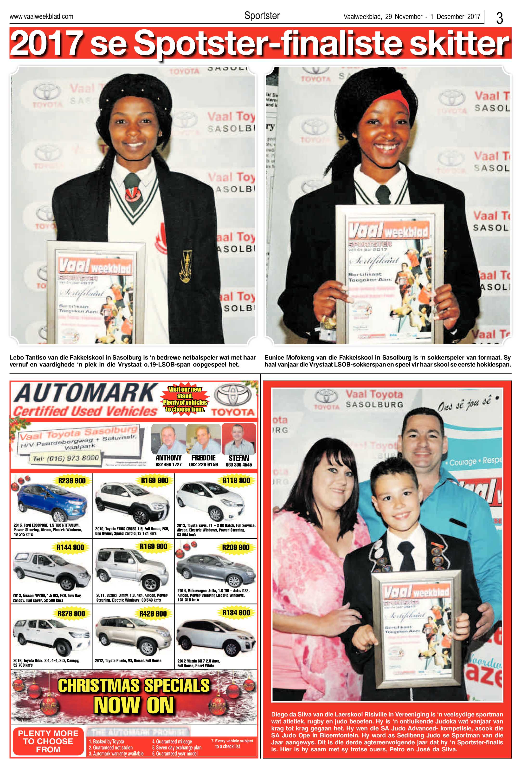 Vaalweekblad Sportsterre 2017 page 3