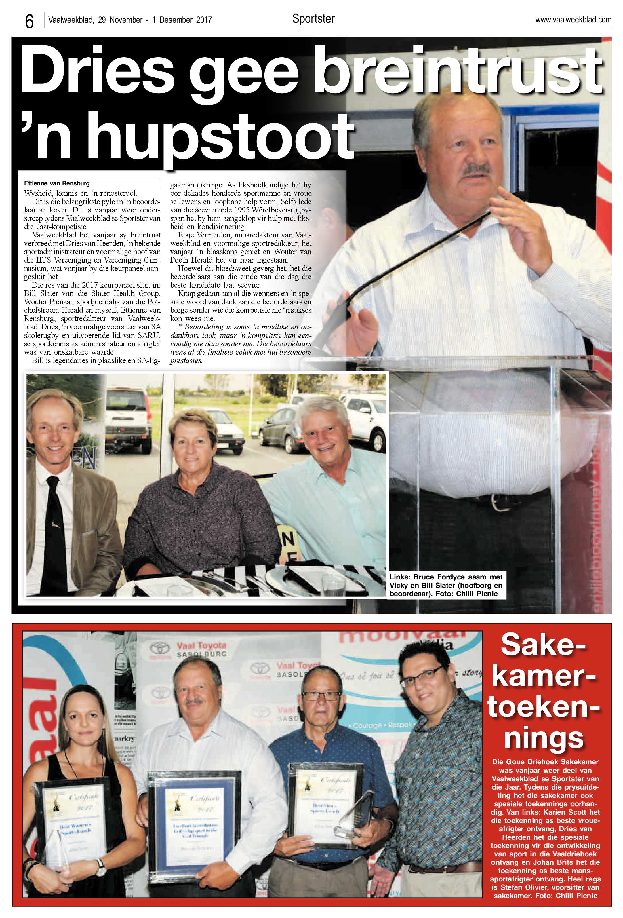 Vaalweekblad Sportsterre 2017 page 6