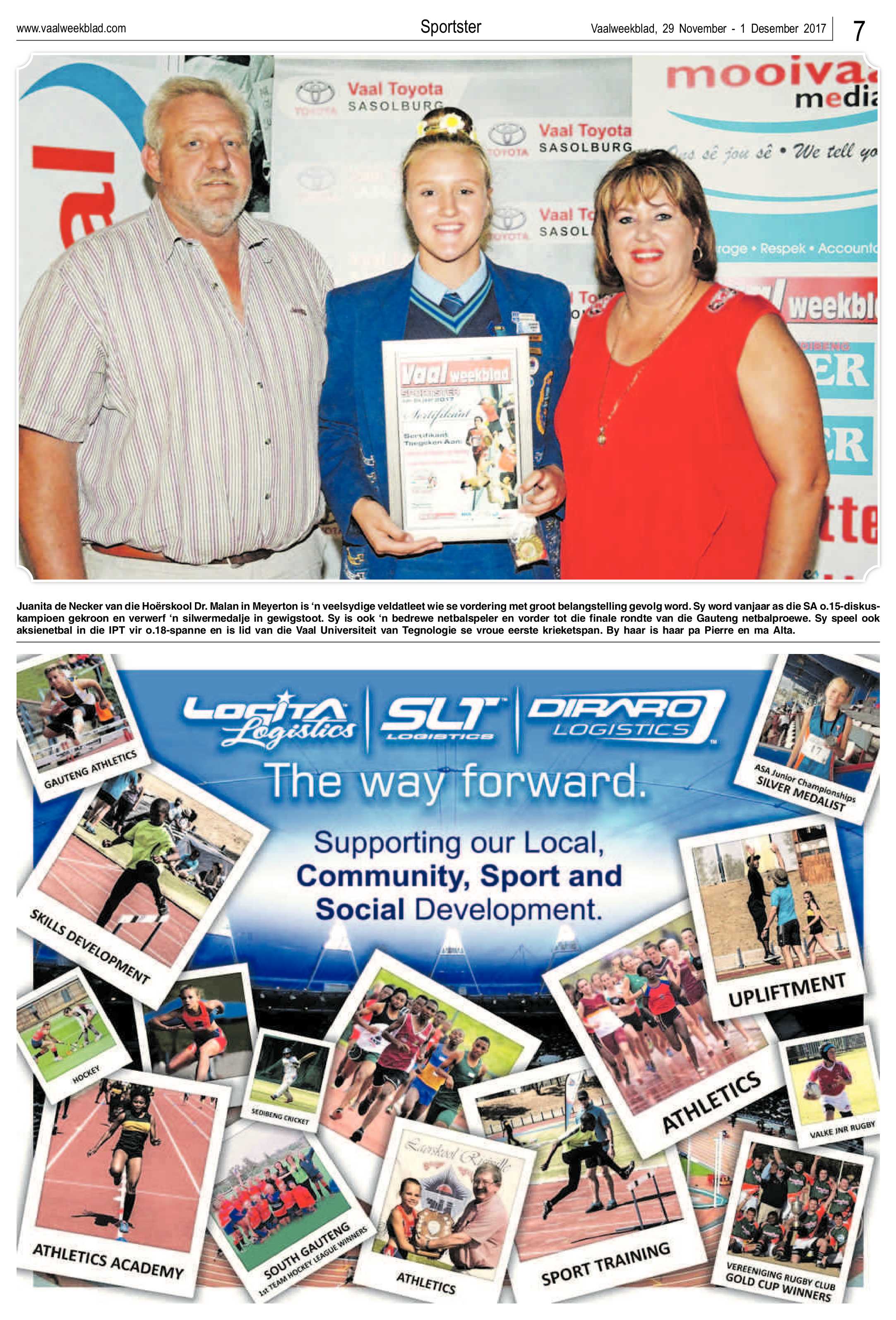 Vaalweekblad Sportsterre 2017 page 7