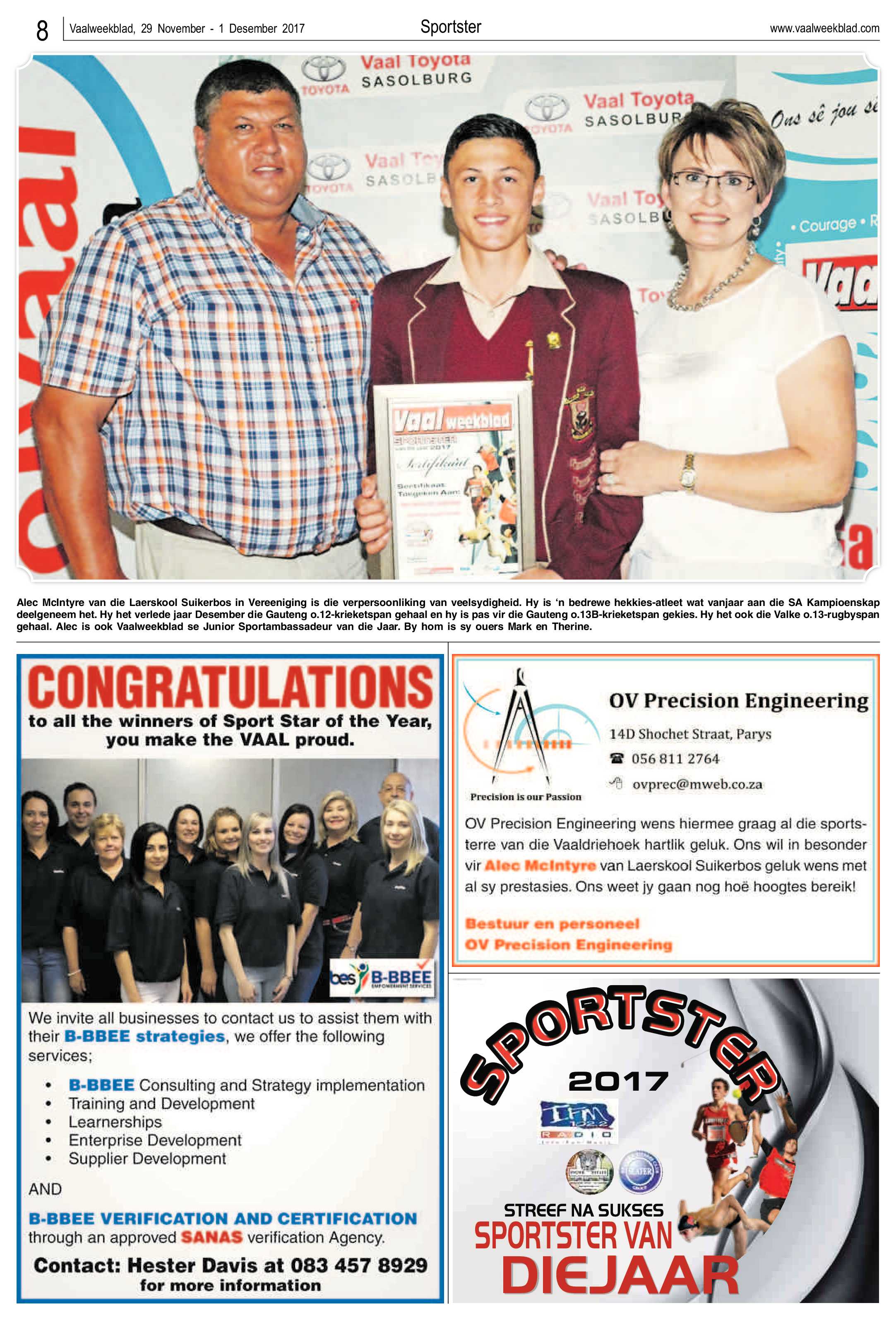Vaalweekblad Sportsterre 2017 page 8