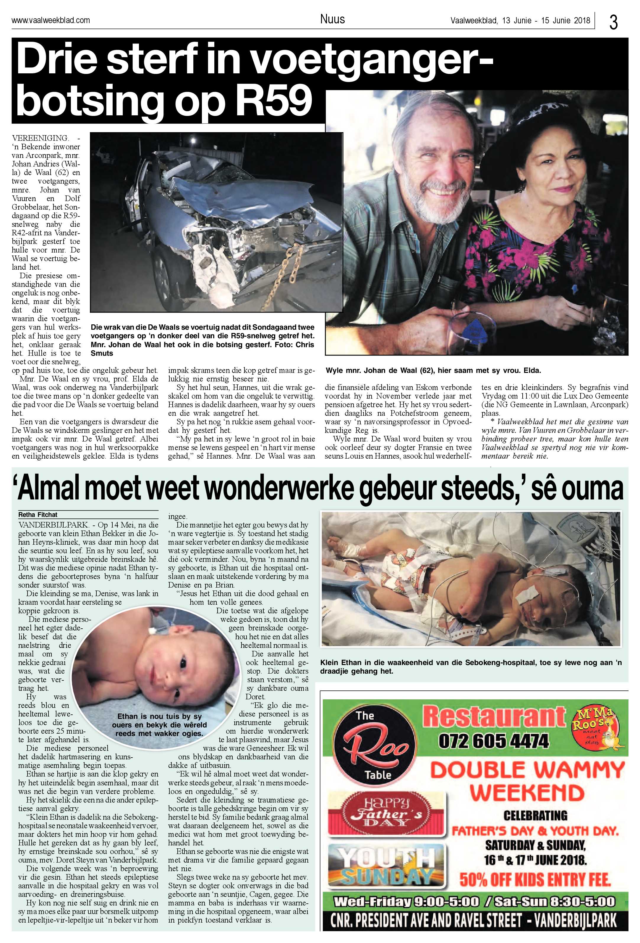 Vaalweekblad Ster 13 – 15 Junie 2018 page 3