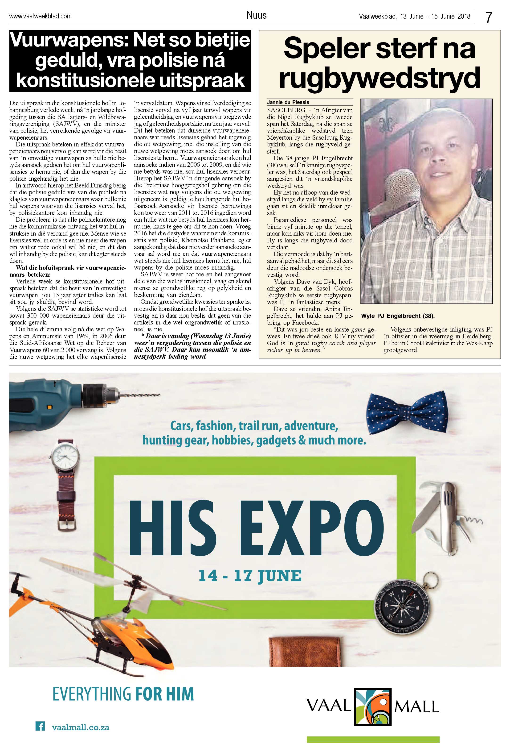 Vaalweekblad Ster 13 – 15 Junie 2018 page 7