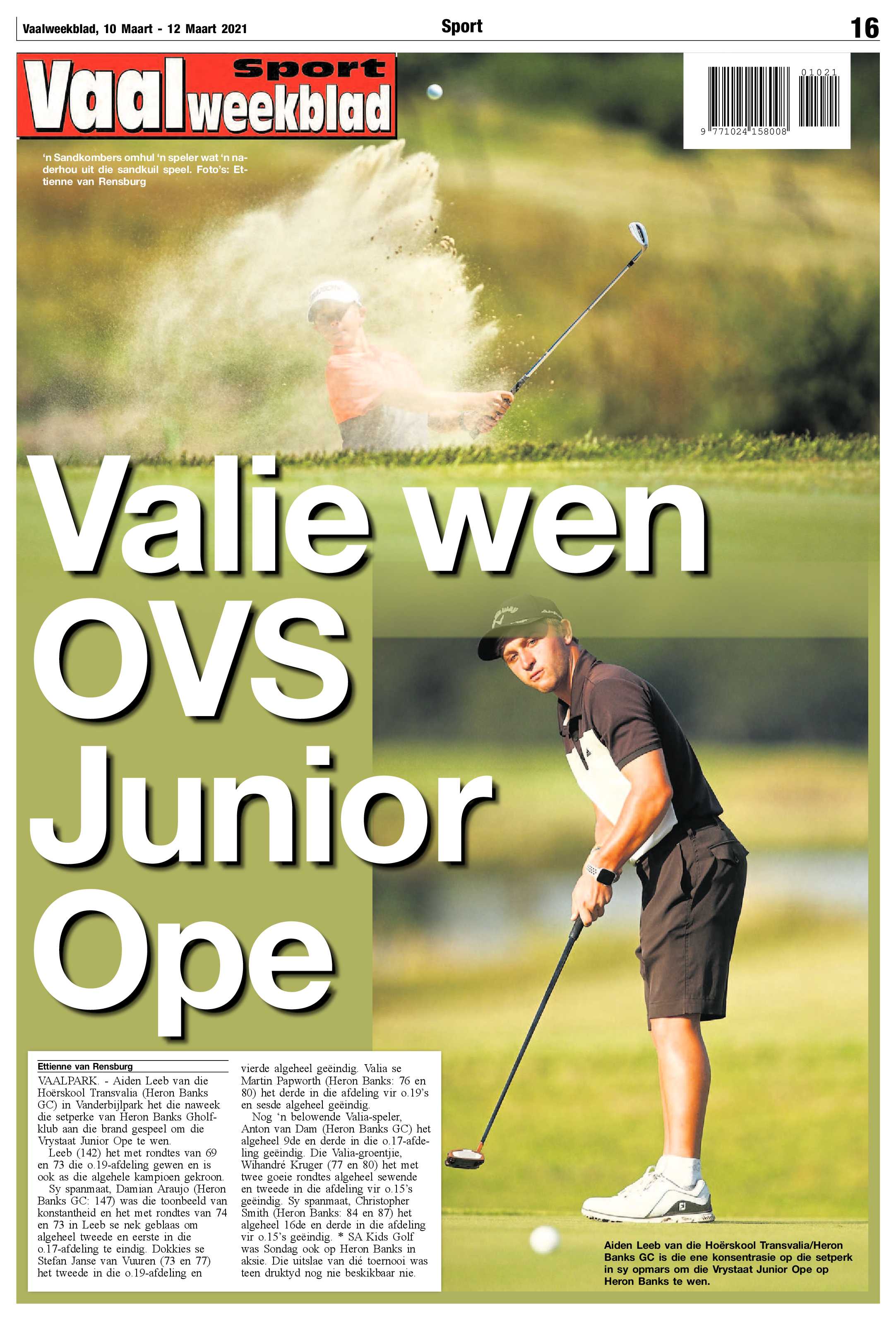 Vaalweekblad, 10 Maart – 12 Maart 2021 page 16