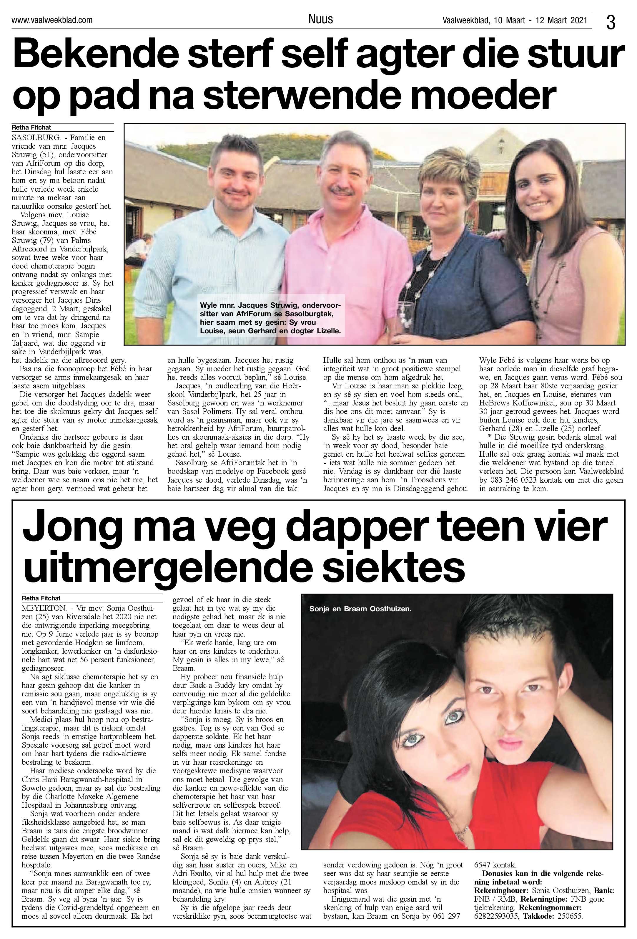 Vaalweekblad, 10 Maart – 12 Maart 2021 page 3