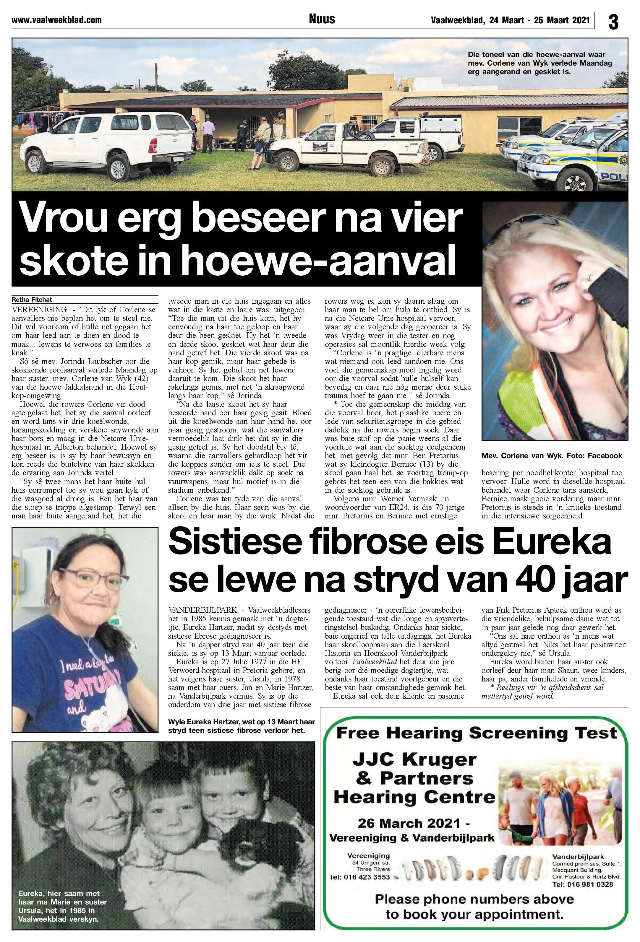 Vaalweekblad, 24 Maart – 26 Maart 2021 page 3