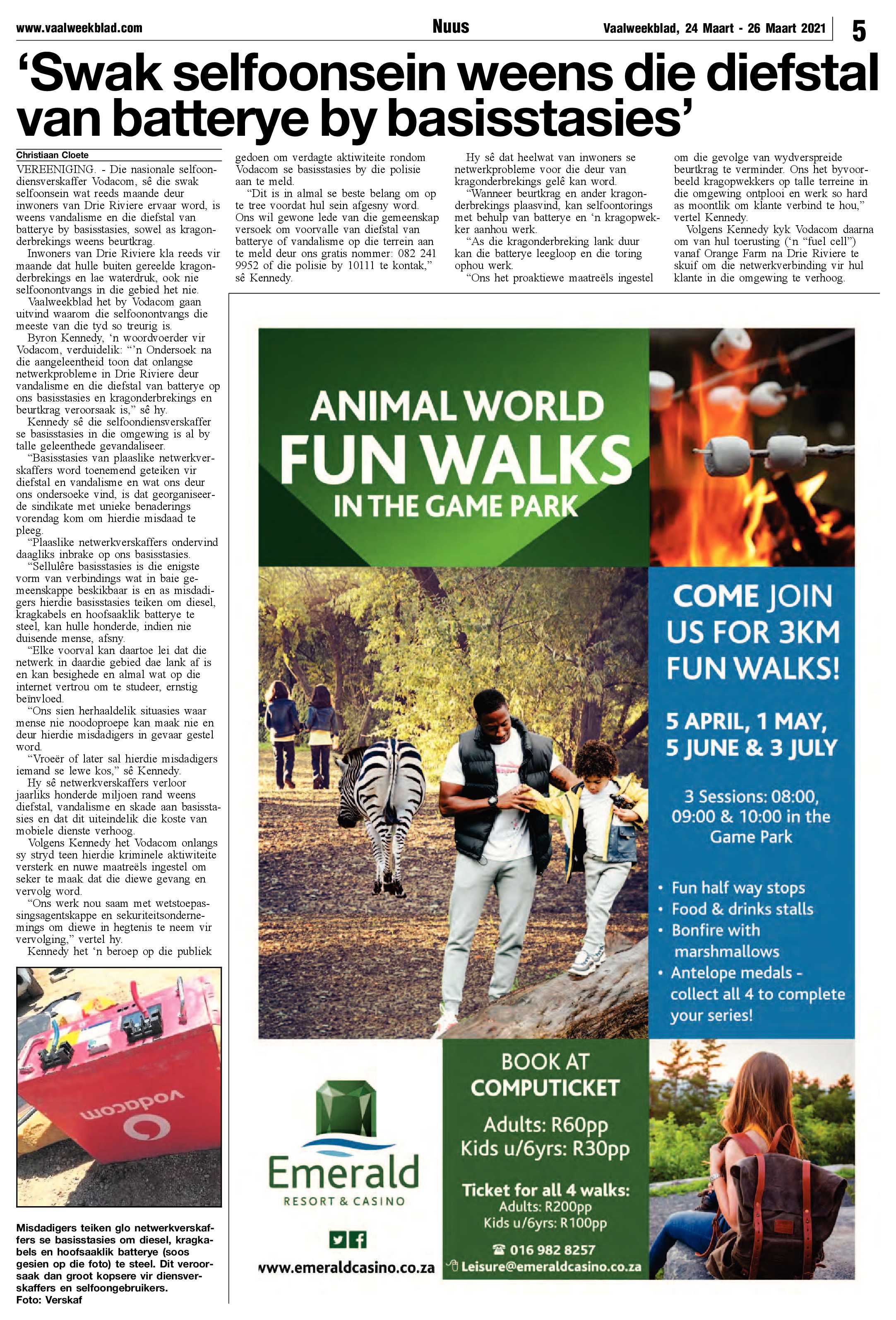 Vaalweekblad, 24 Maart – 26 Maart 2021 page 5