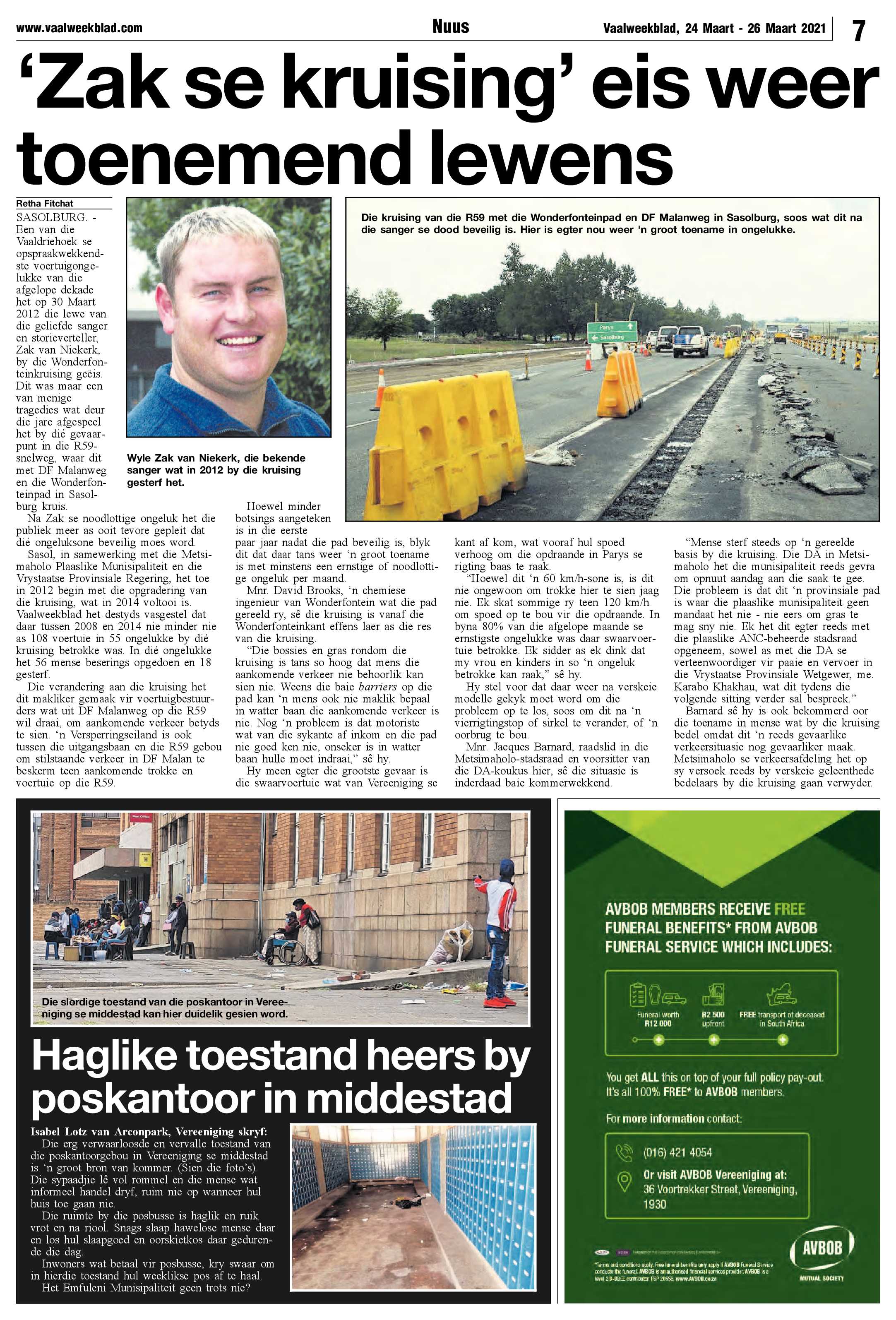 Vaalweekblad, 24 Maart – 26 Maart 2021 page 7
