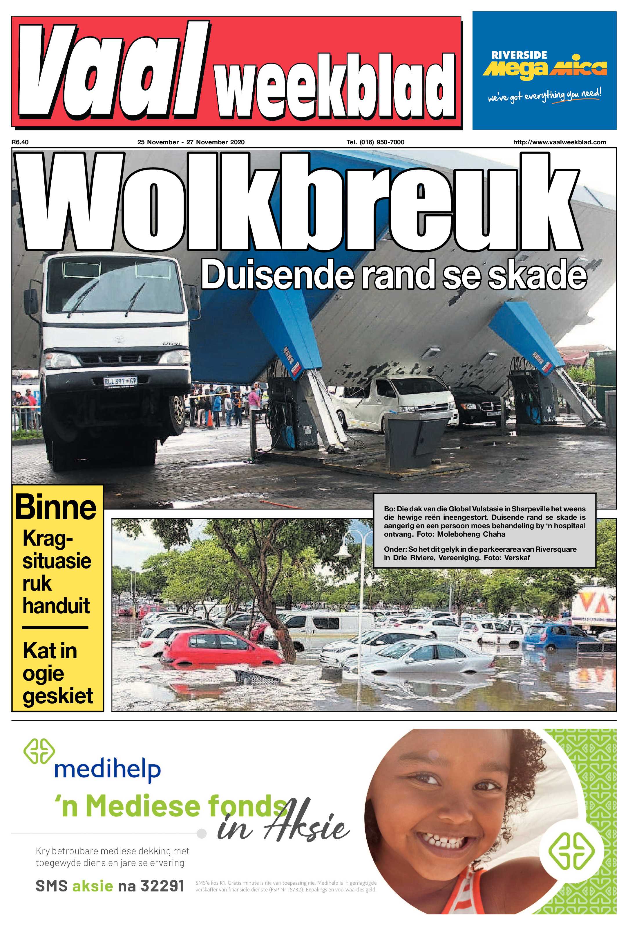 Vaalweekblad, 25 November – 27 November 2020 page 1