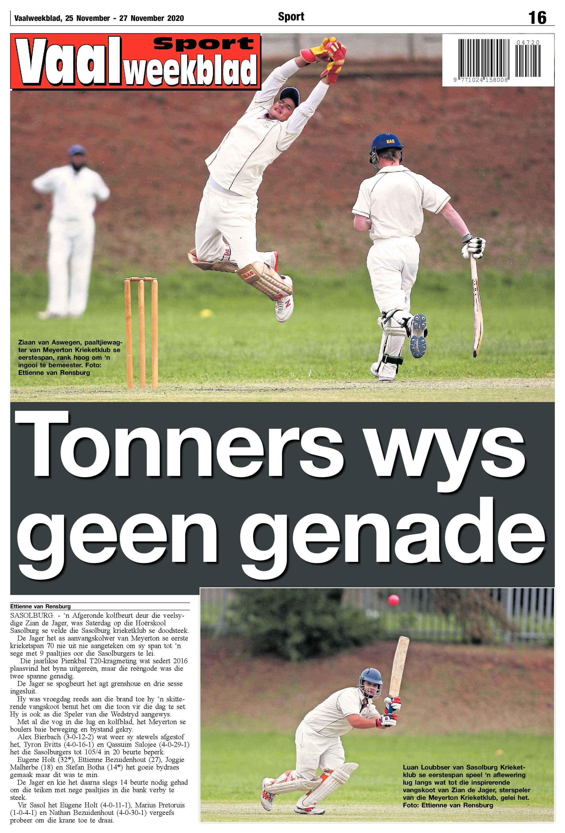 Vaalweekblad, 25 November – 27 November 2020 page 16