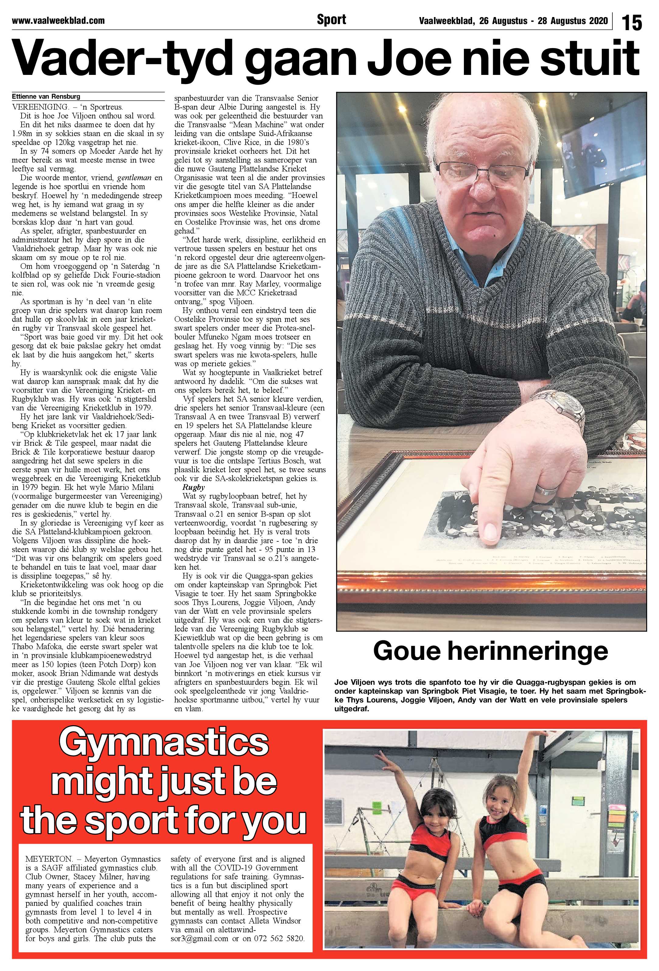 Vaalweekblad 26 Augustus – 28 Augustus 2020 page 15