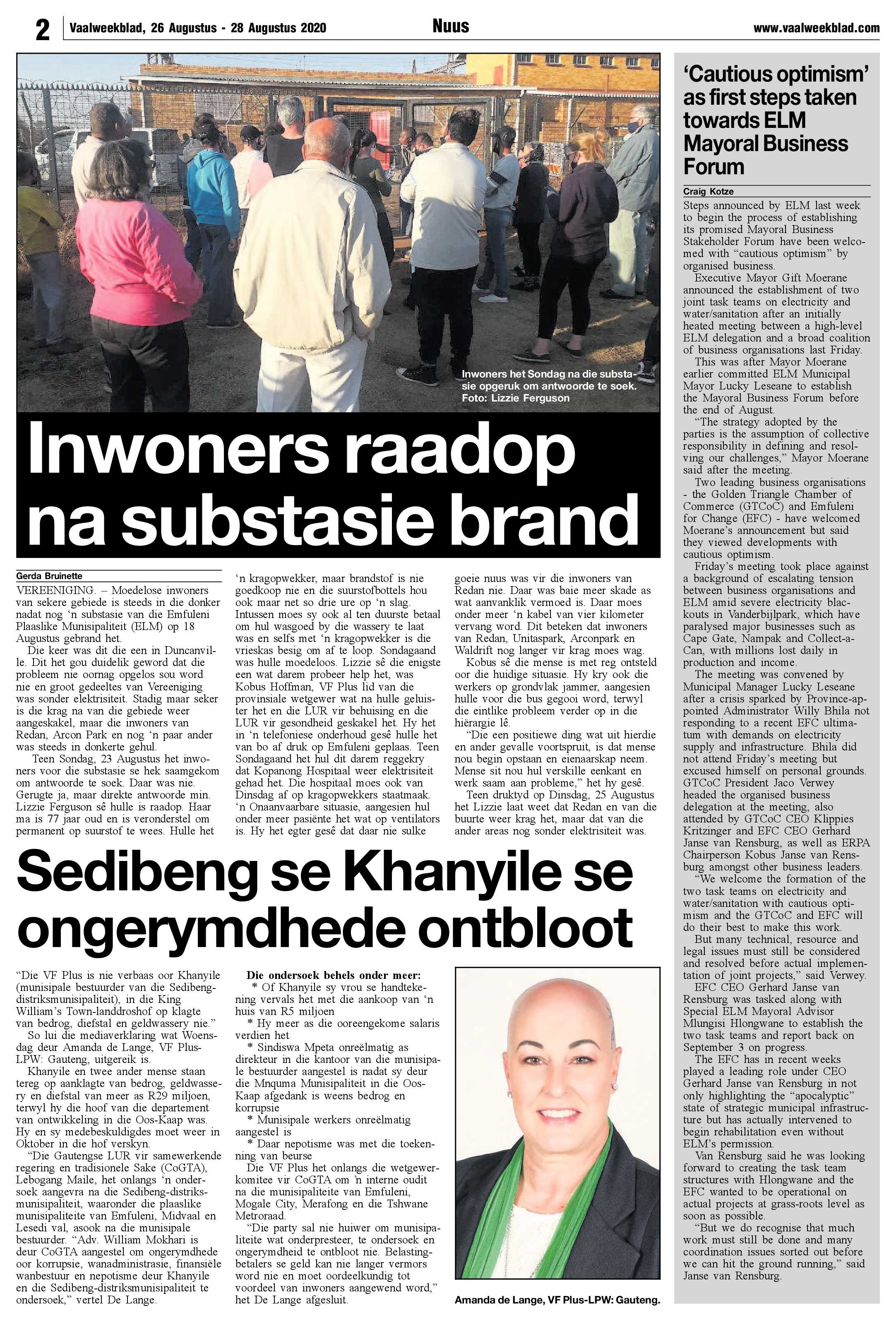 Vaalweekblad 26 Augustus – 28 Augustus 2020 page 2
