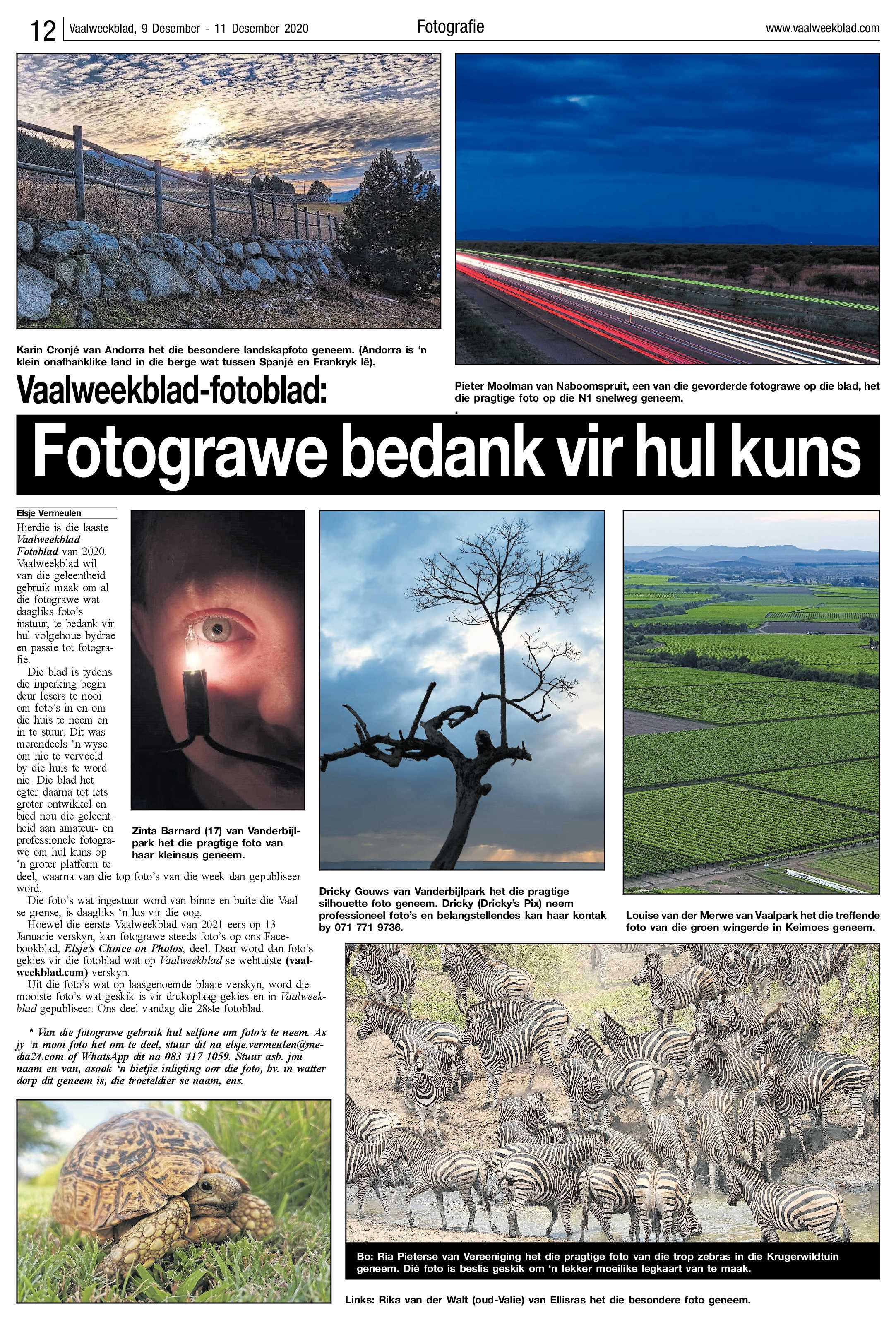 Vaalweekblad 9 Desember – 11 Desember 2020 page 12