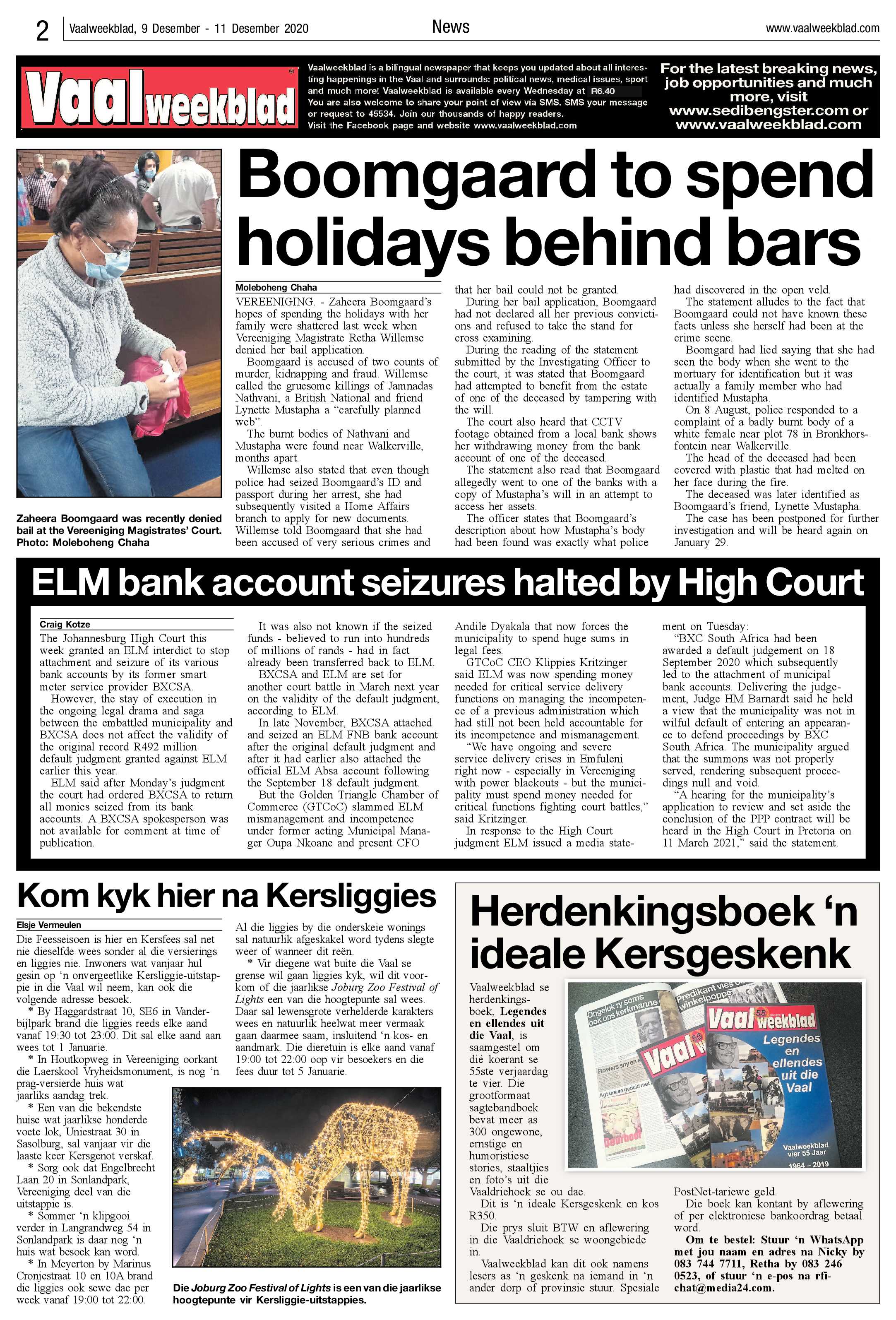 Vaalweekblad 9 Desember – 11 Desember 2020 page 2