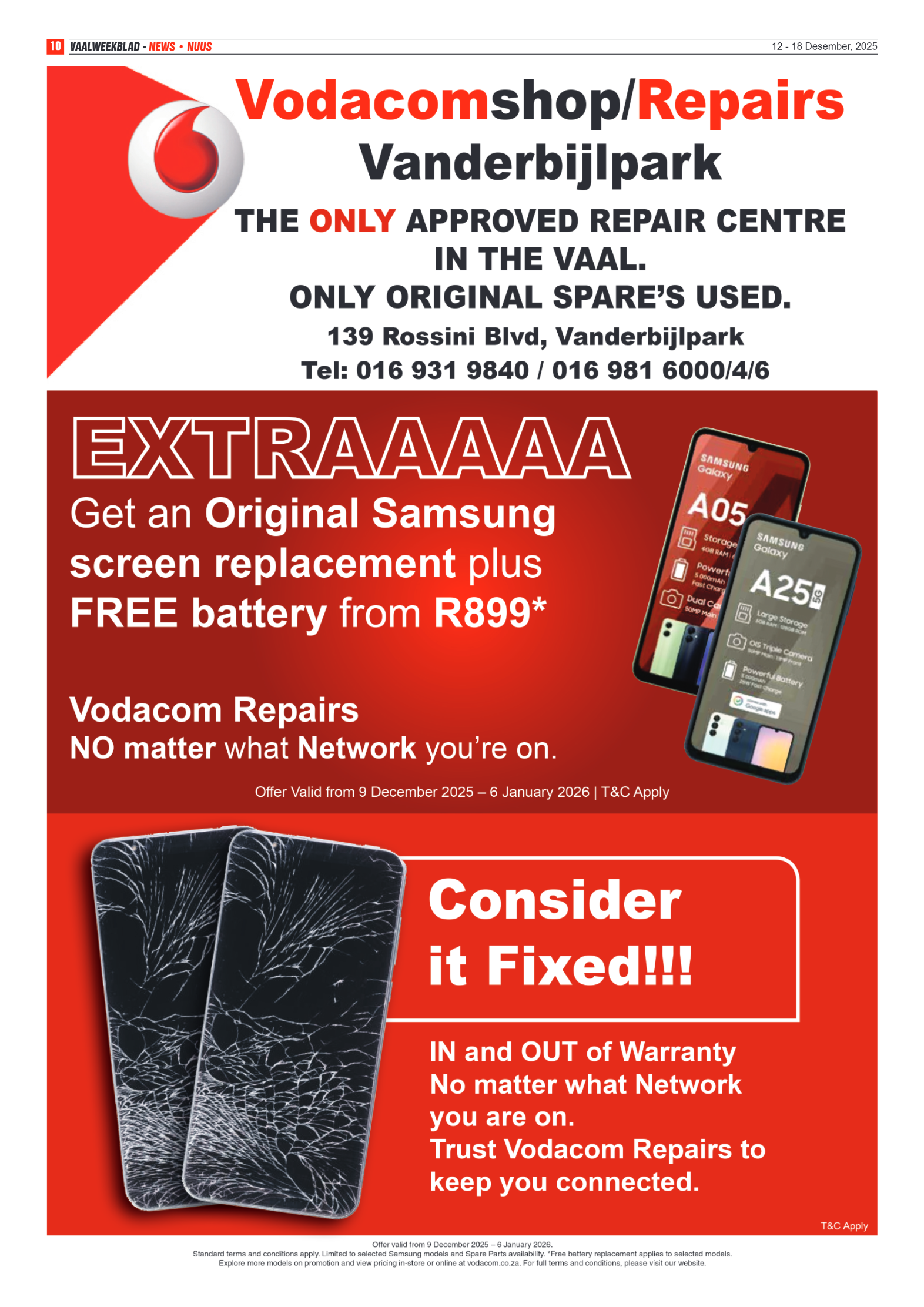 Vaalweekblad 12 December 2025 page 10