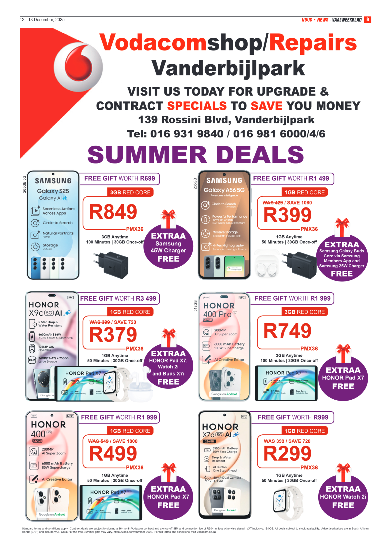 Vaalweekblad 12 December 2025 page 9