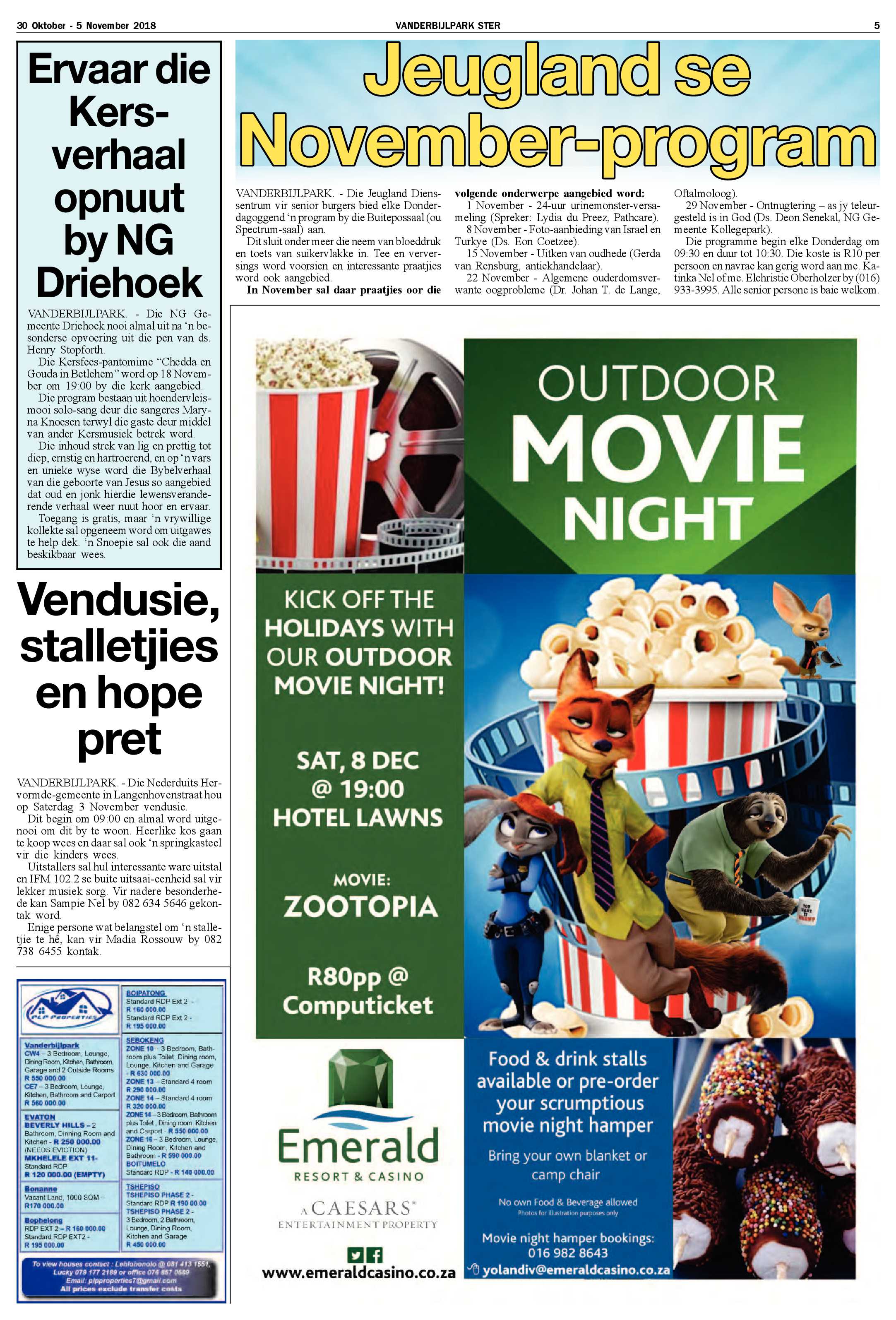 Vanderbijlpark 30 Oktober – 5 November 2018 page 5