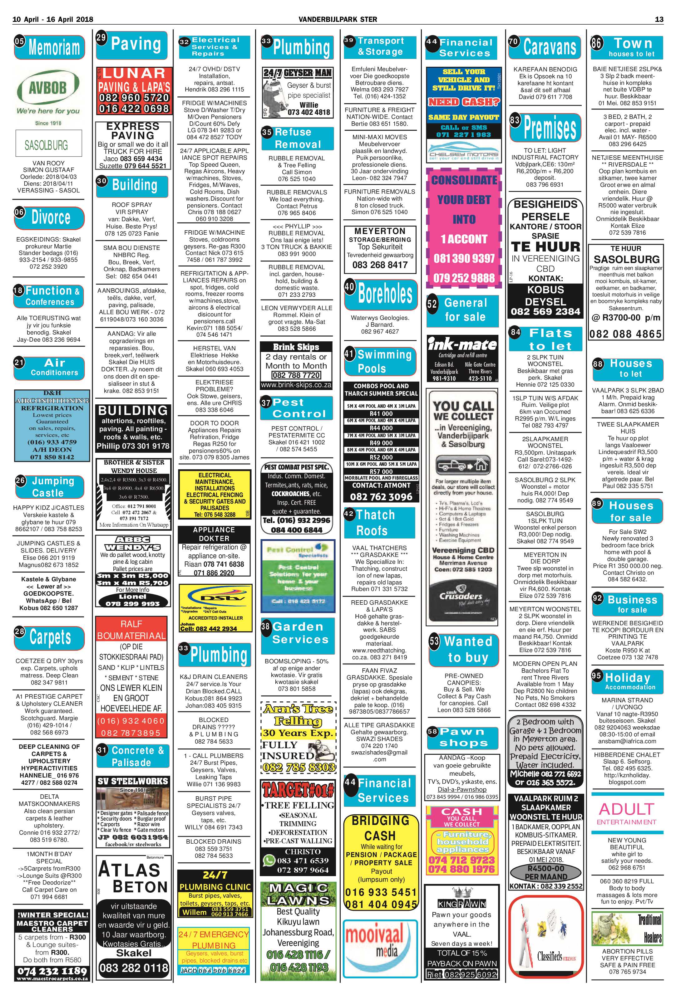 Vanderbijlpark Ster 10 – 16 April 2018 page 13