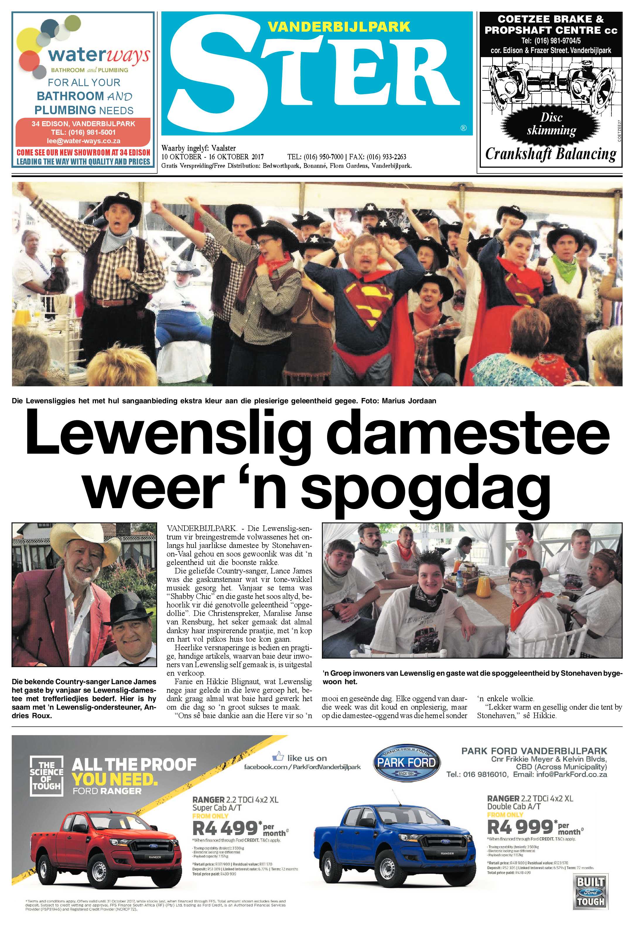 Vanderbijlpark Ster 10 – 16 Oktober 2017 page 1