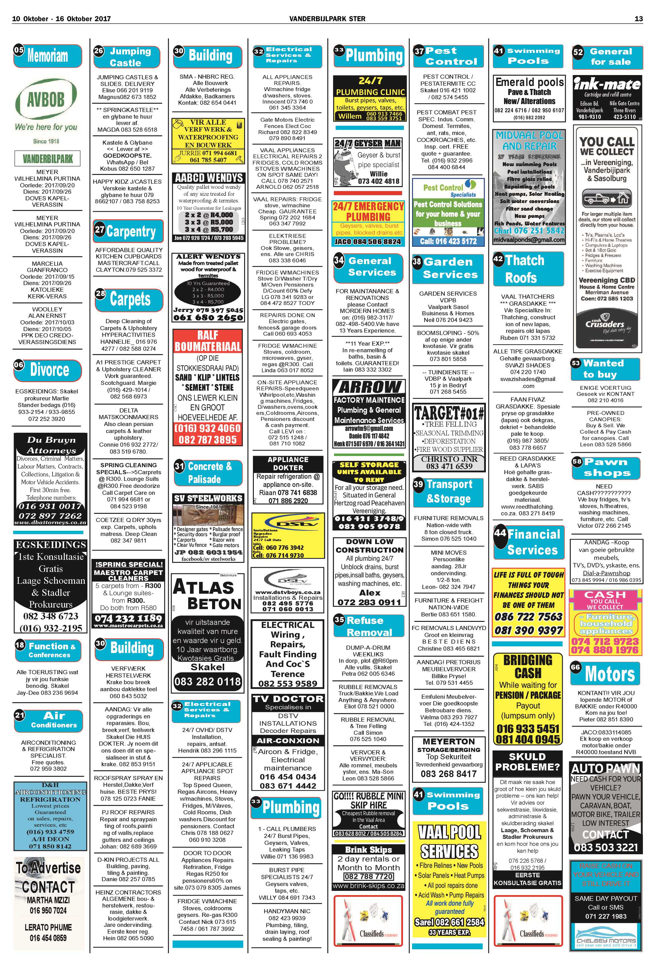 Vanderbijlpark Ster 10 – 16 Oktober 2017 page 13