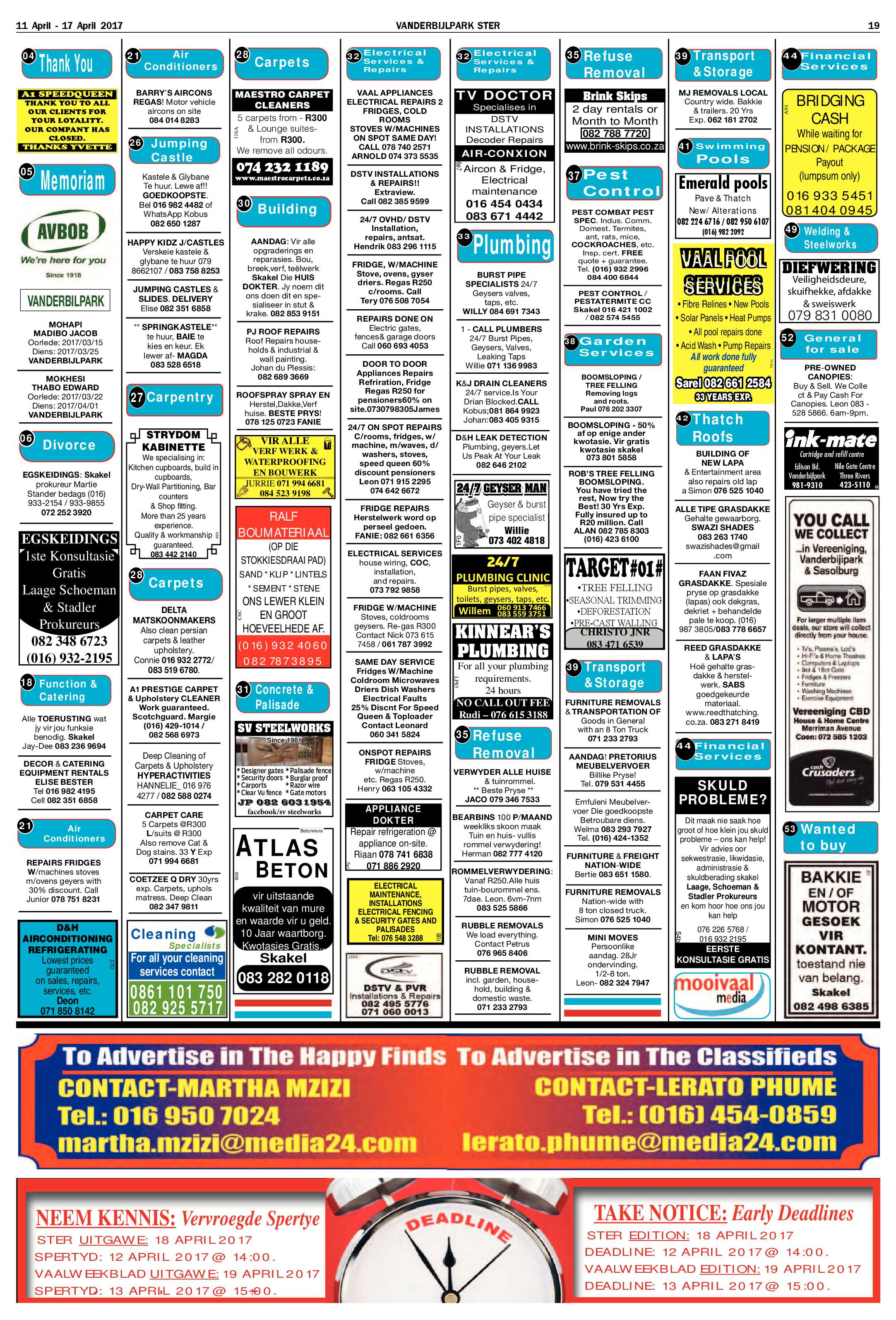 Vanderbijlpark Ster 11 – 17 April 2017 page 19