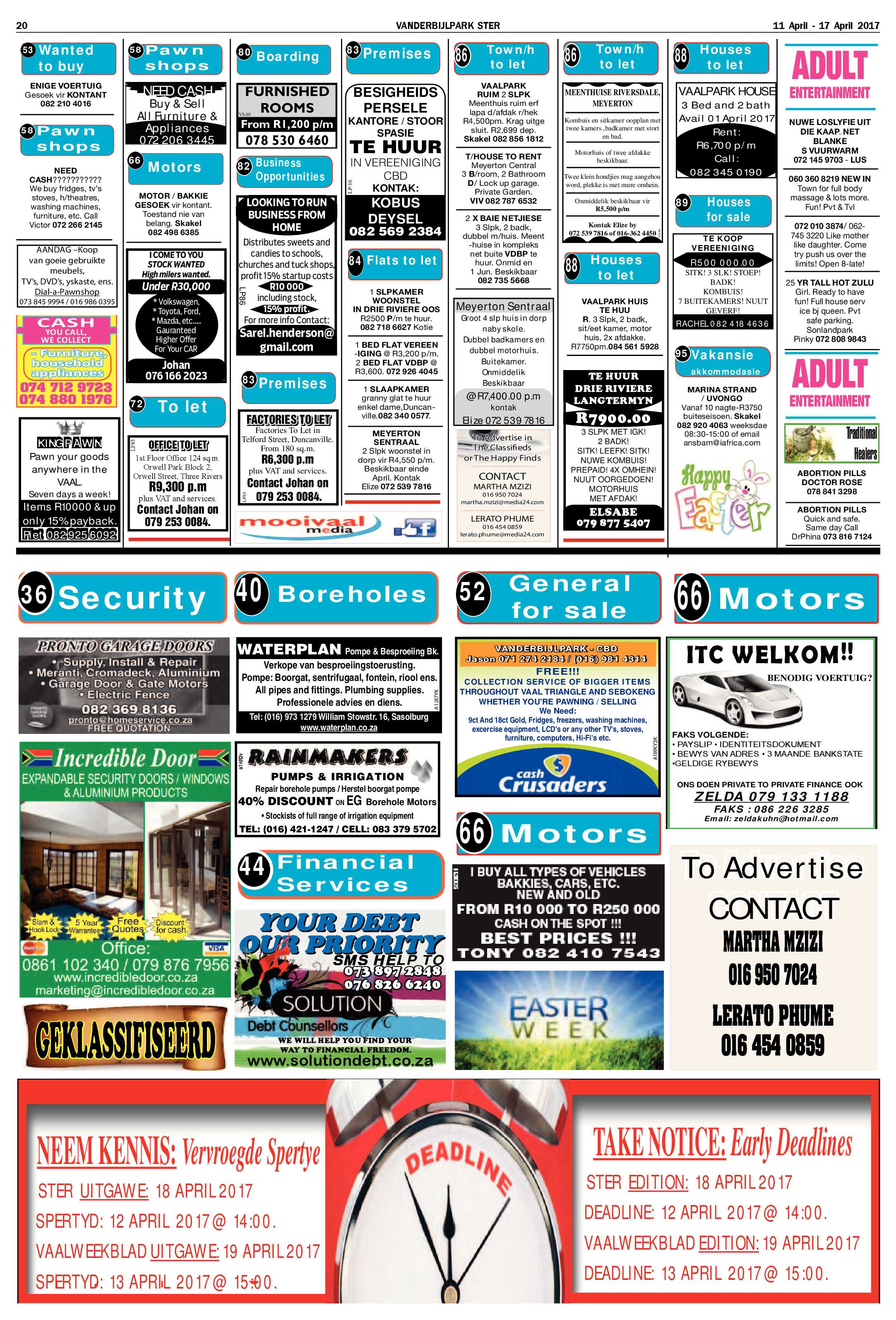 Vanderbijlpark Ster 11 – 17 April 2017 page 20
