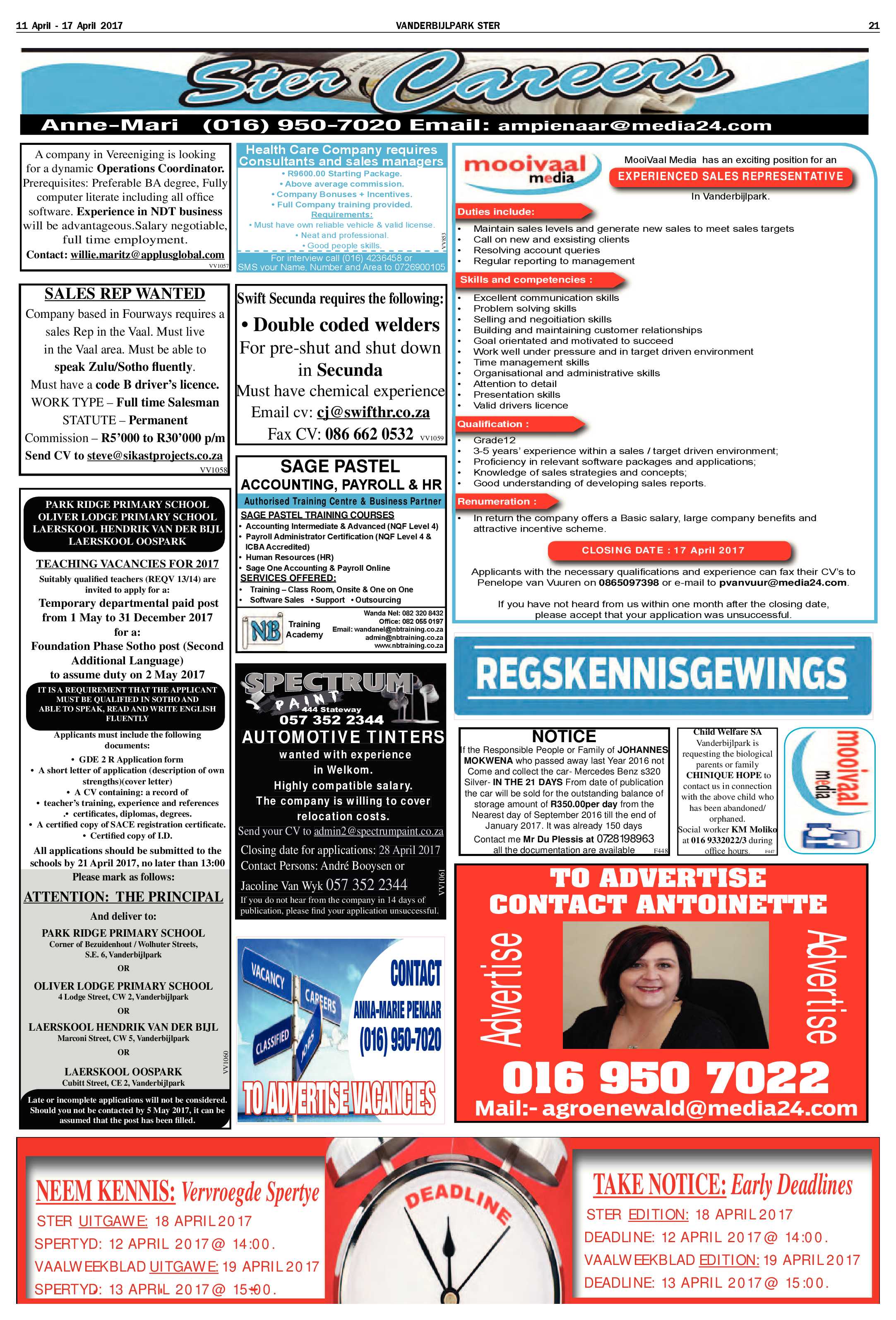 Vanderbijlpark Ster 11 – 17 April 2017 page 21