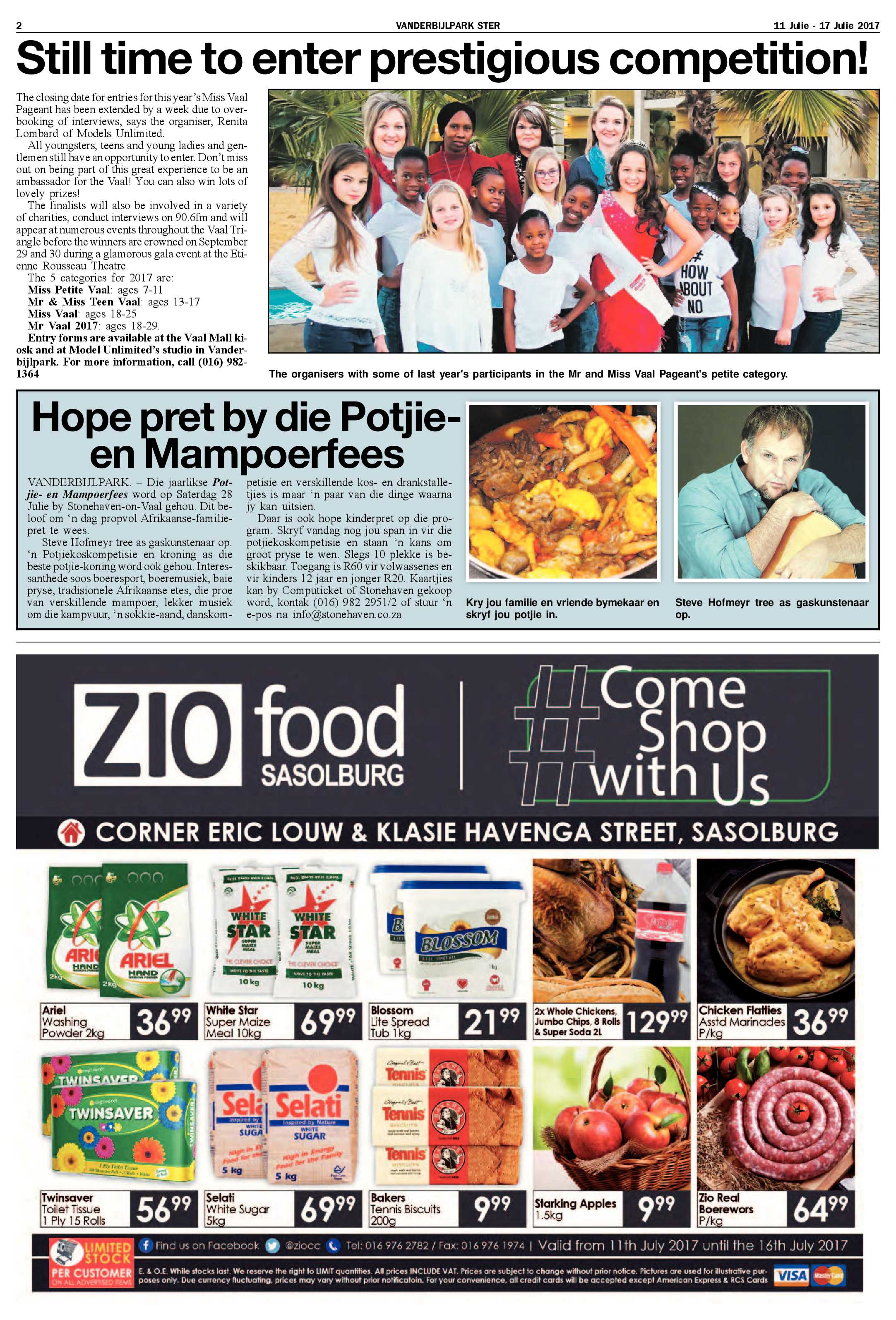 Vanderbijlpark Ster 11 – 17 Julie 2017 page 2